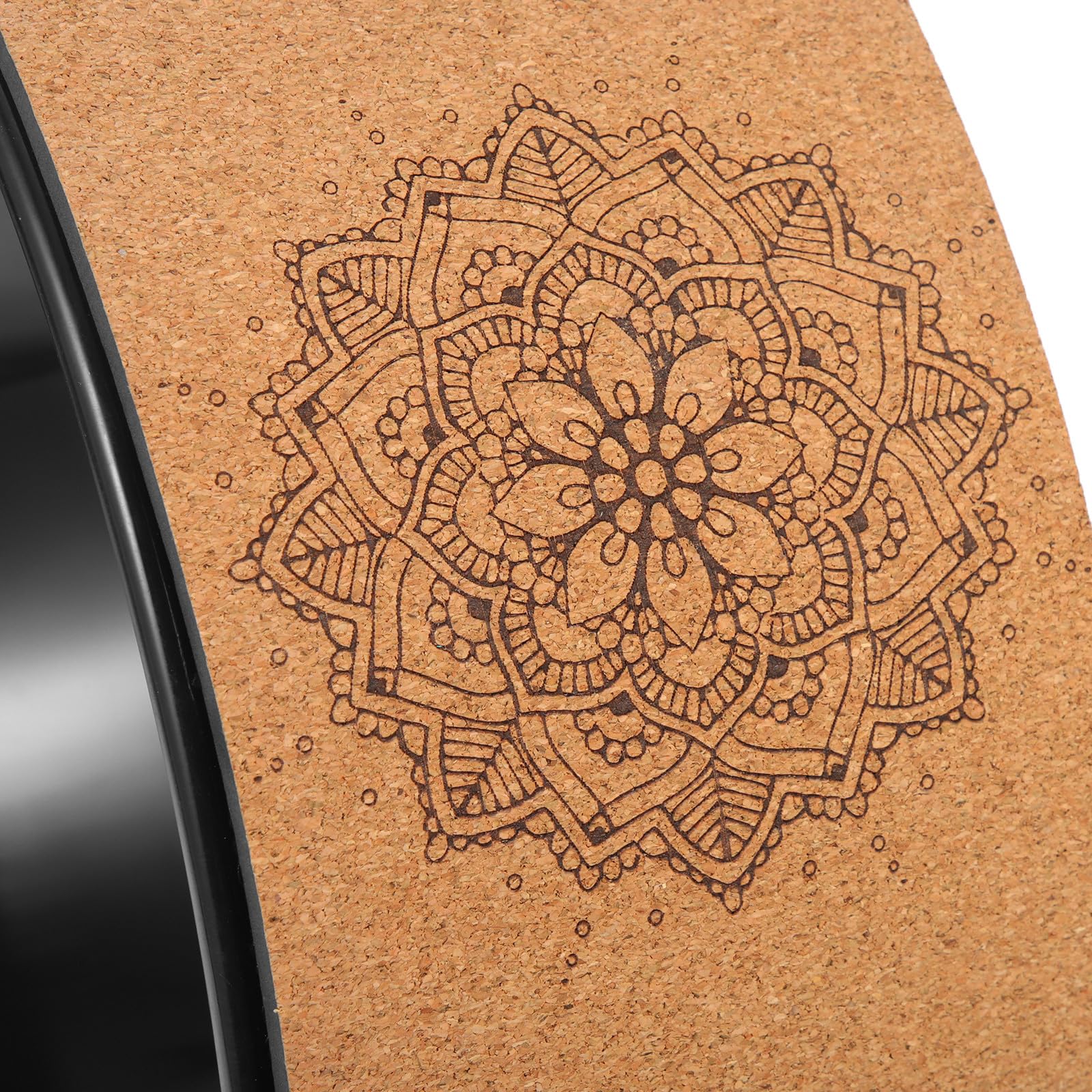 Back Training Wheel, Practical Yoga Wheel, TPE e Quercia, per Fitness e Yoga Training, per Donne, Aumenta l'Escursione del Movimento