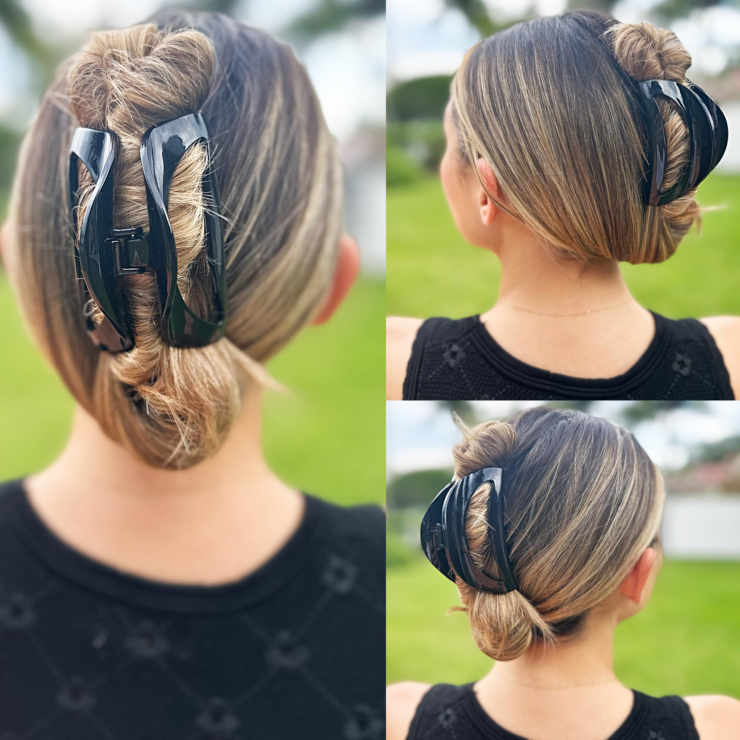 Large French Hair Claw Clip for Thick Curly Wavy Hair Durable Strong Grip 8156_Claw-Clip-Thick-Hair.main  main image 2