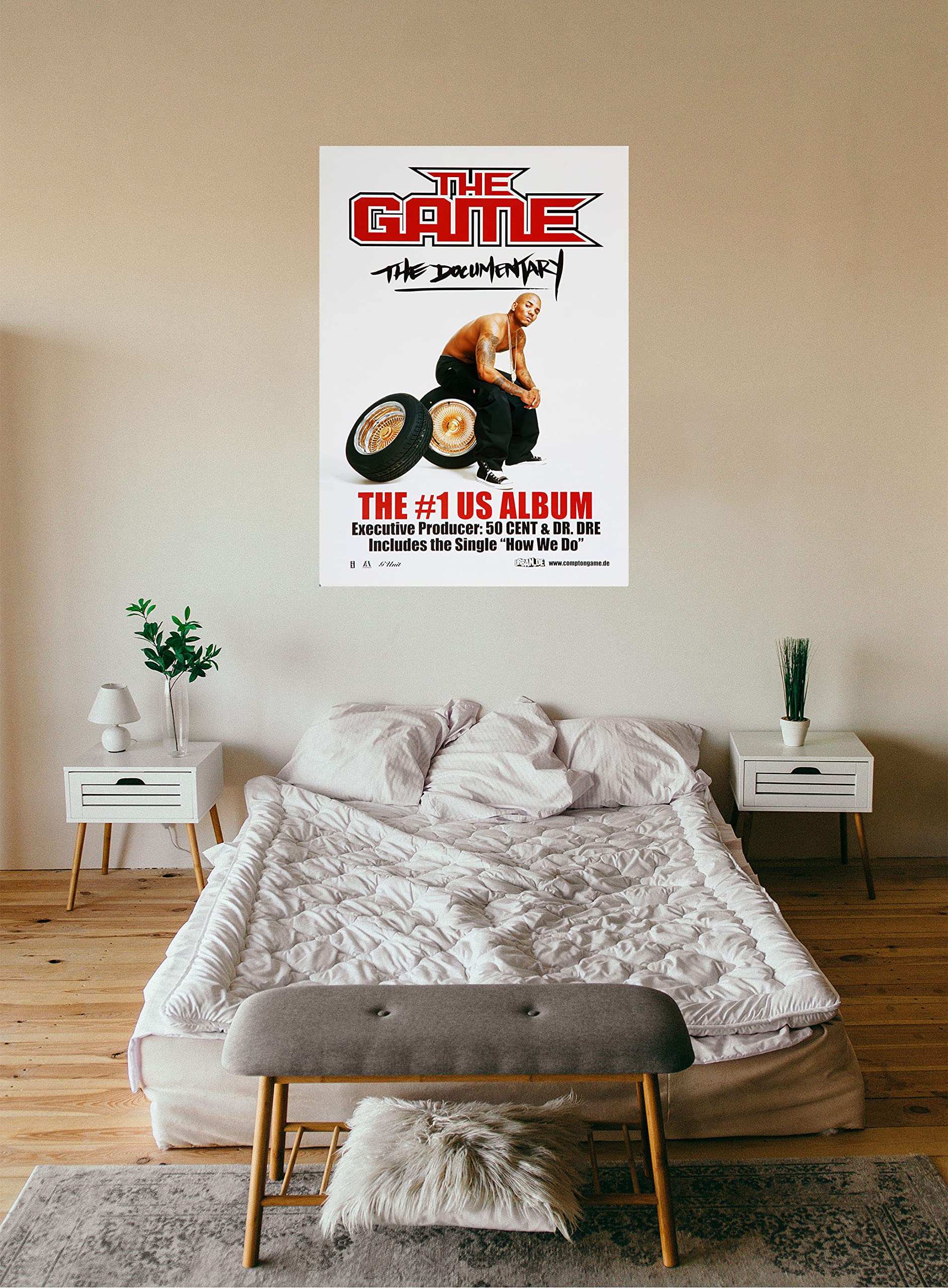 Premium Poster/Plakat | DIN A1 | Wanddeko | Live Konzert Veranstaltung » The Game - The Documentary - The #1 US Album - 50Cent & DR. DER, No Town 2005 «