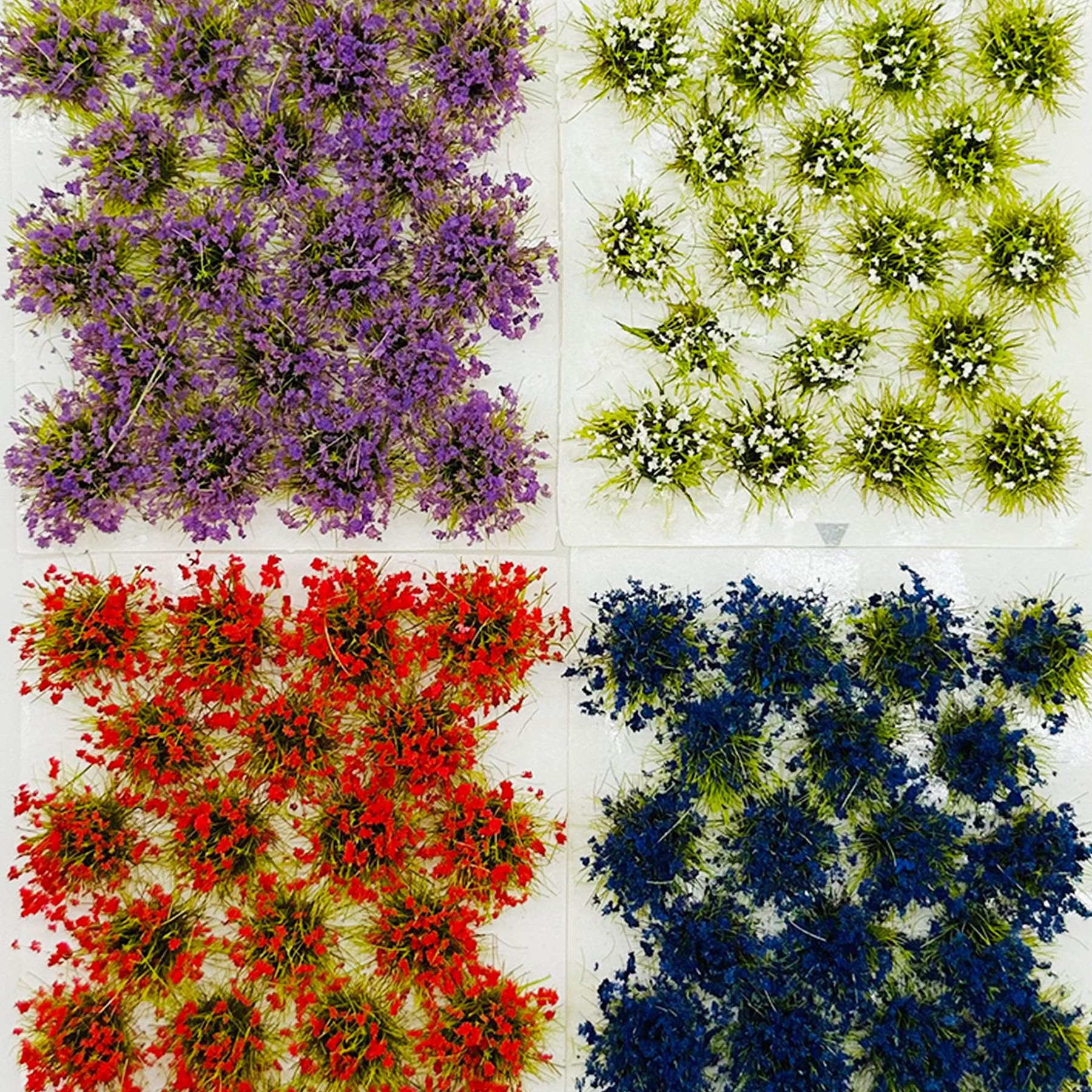 Cayway 208 PCS Touffes Herbe Artificielle Pour Modélisme – Herbe Statique Paysage Train Et Diorama