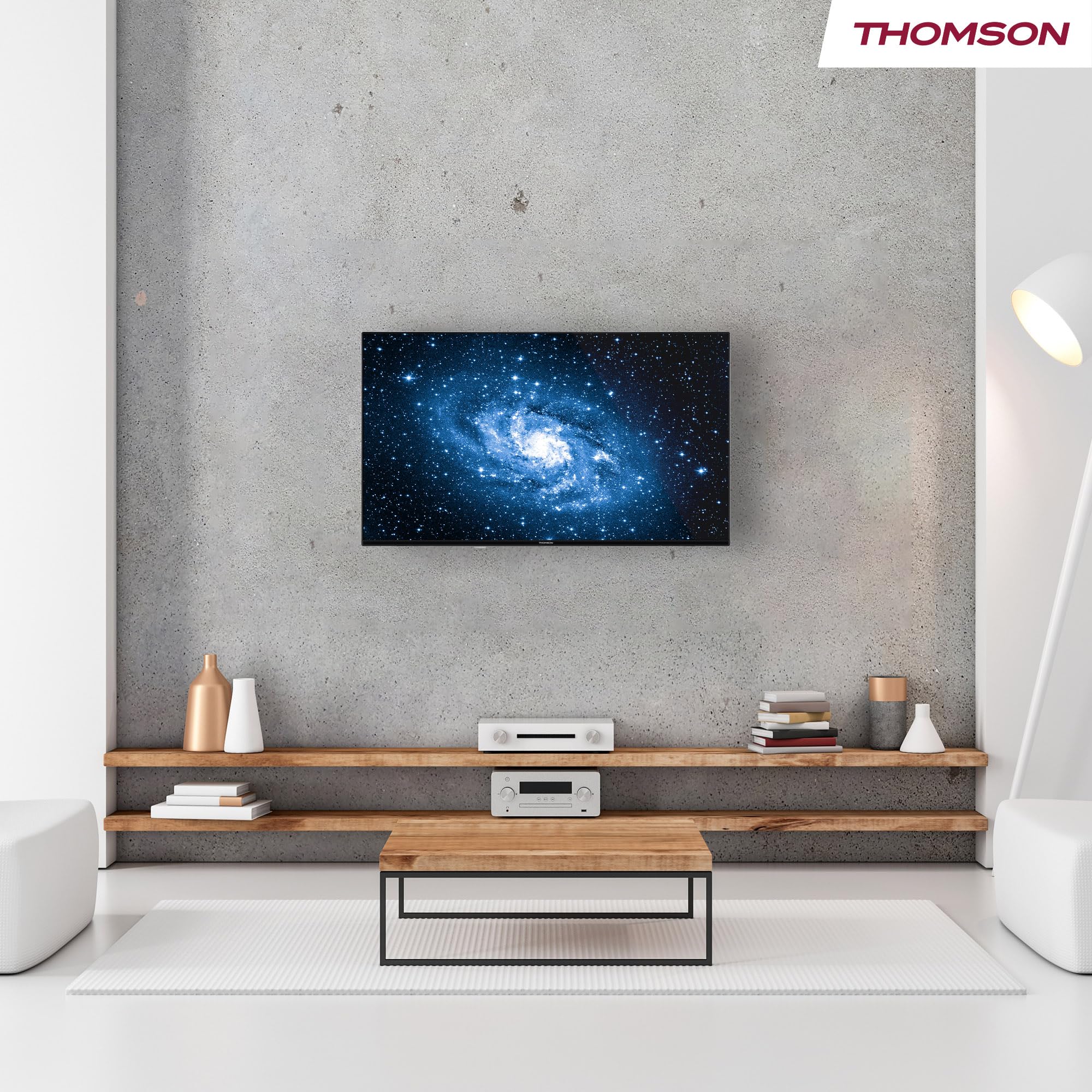 Thomson Telewizor 43 Cale (108 cm) 4K UHD Smart Fire TV, Sterowanie Głosowe Alexa, Potrójny Tuner (DVB-T/T2/C/S/S2), Dolby Vision, Dolby Atmos, HDR10, HDMI 2.1, WiFi, Bluetooth - 43UF4S35