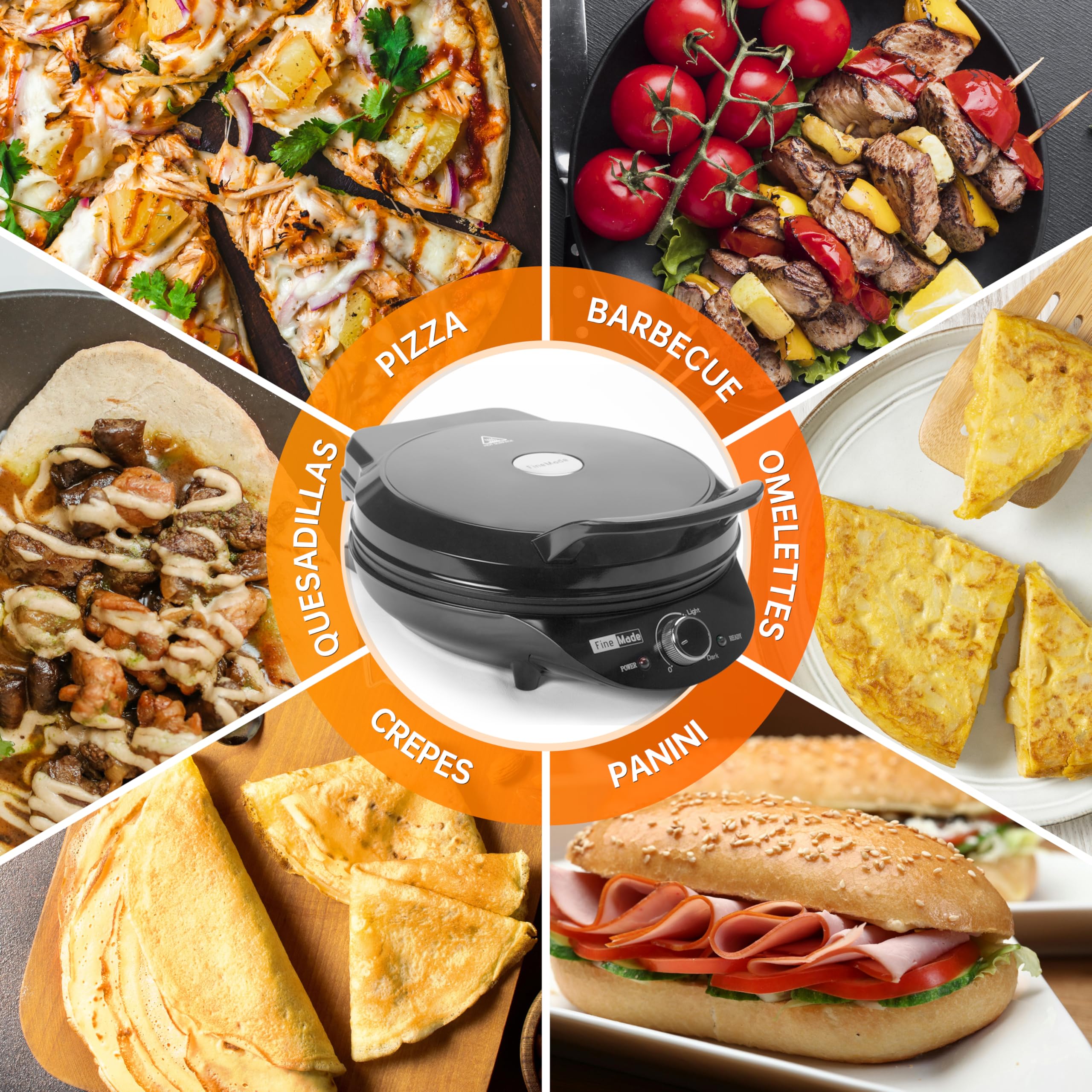 Bella Quesadilla Maker Ovente Electric Indoor Kitchen Griddle 16 X