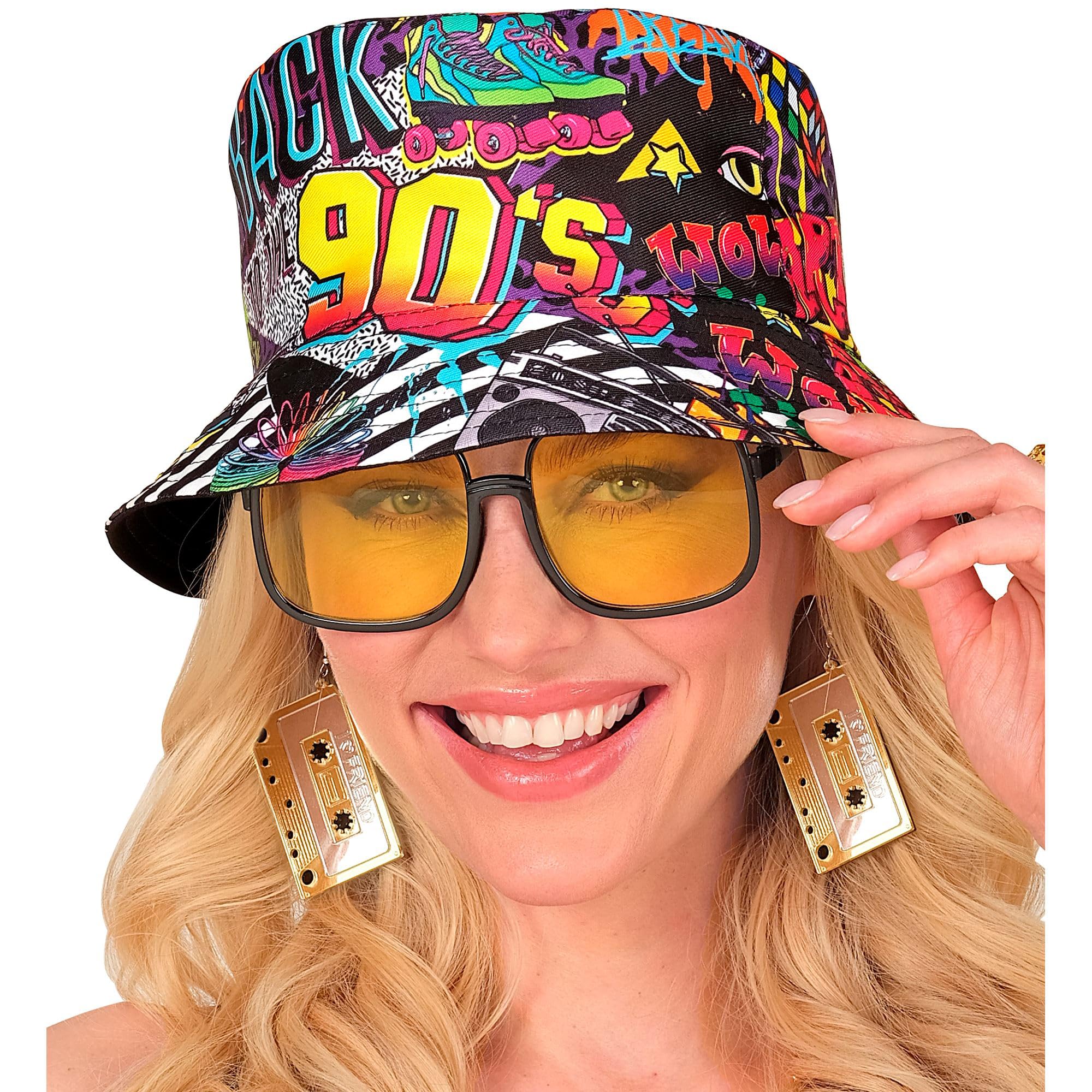 W WIDMANN Milano Party Fashion 28574 Unisex Fishing Hat - Adult 90s, 23 x 39 x 2 cm - Image 4