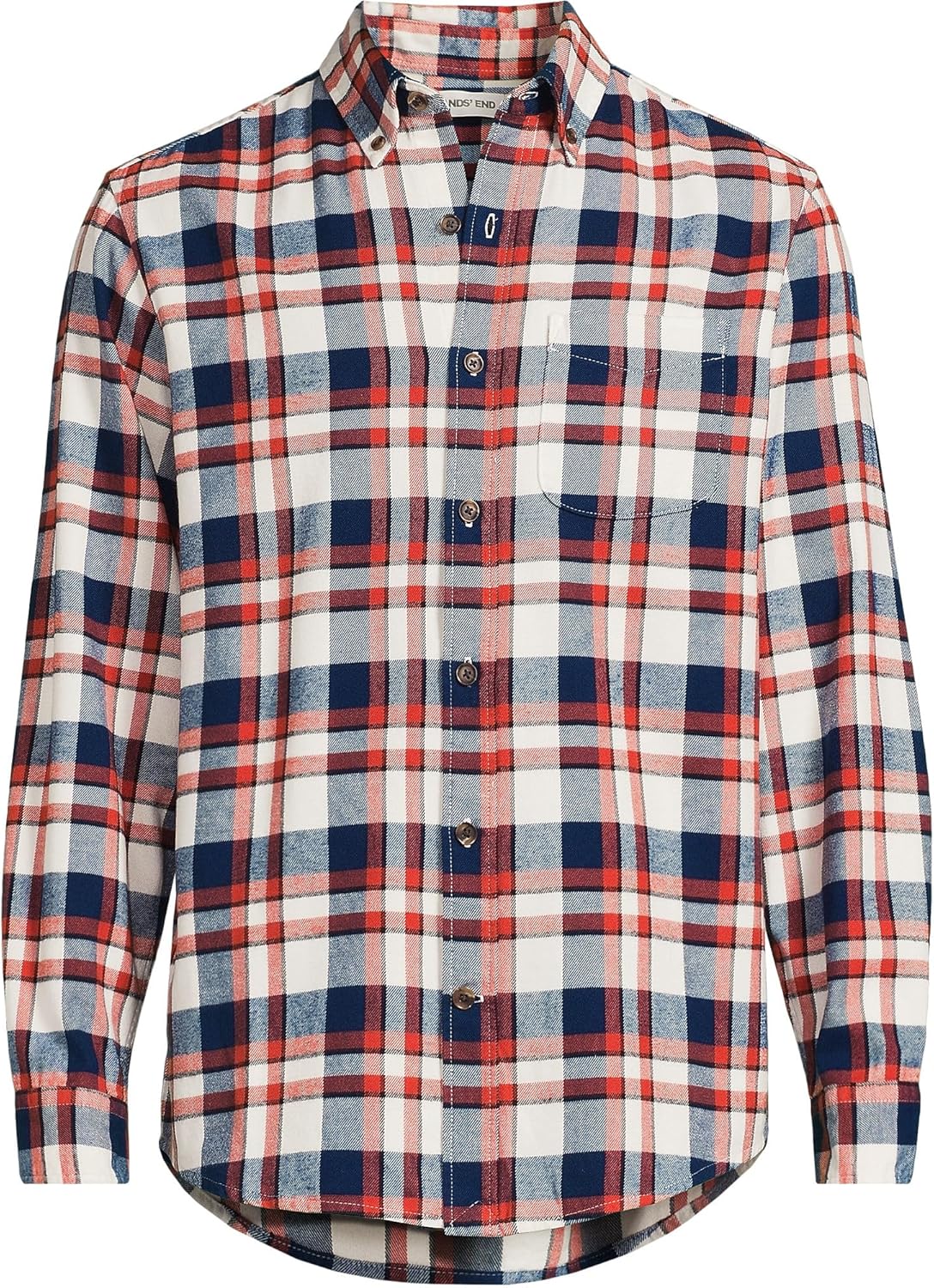 Lands' End Flagship Flannel Shirt - Image 3