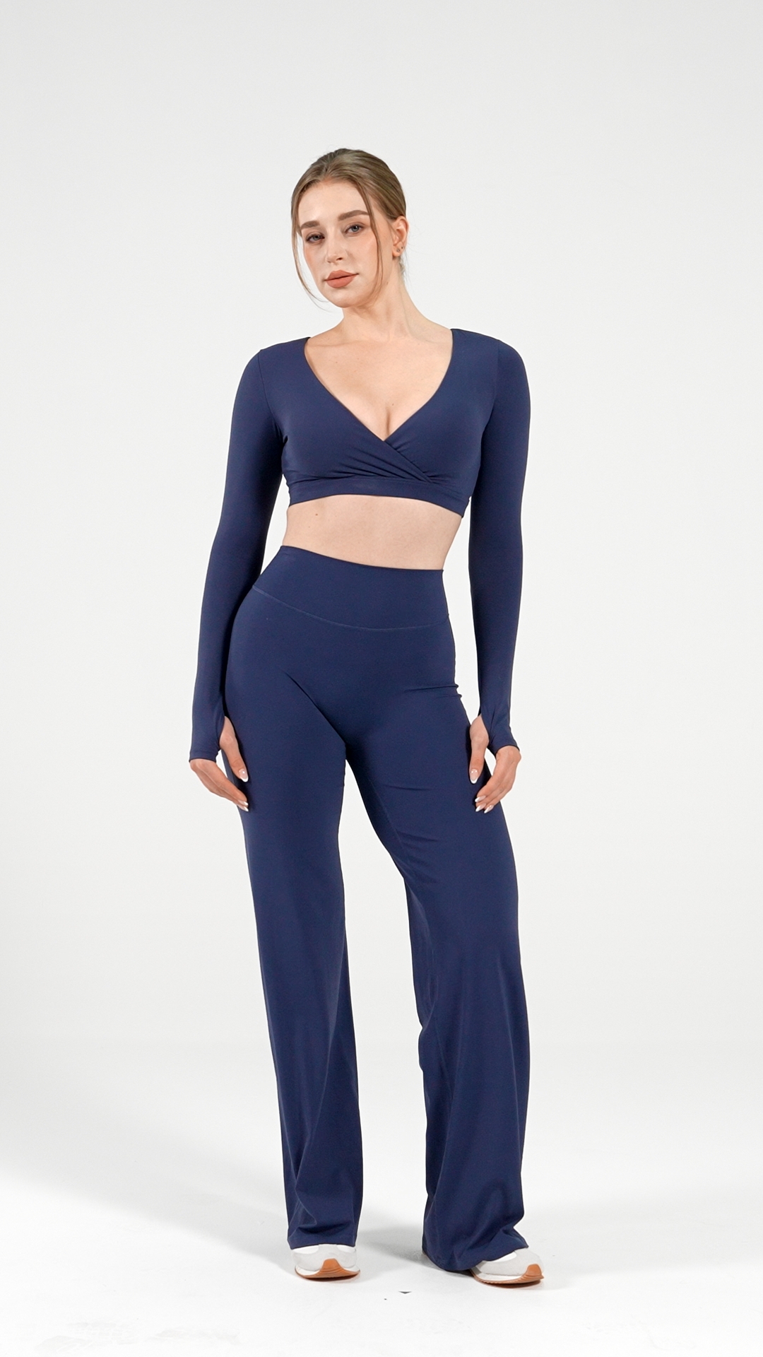 Amazon.com: YEOREO CoreFlex Women Workout Long Sleeve Crop Tops
