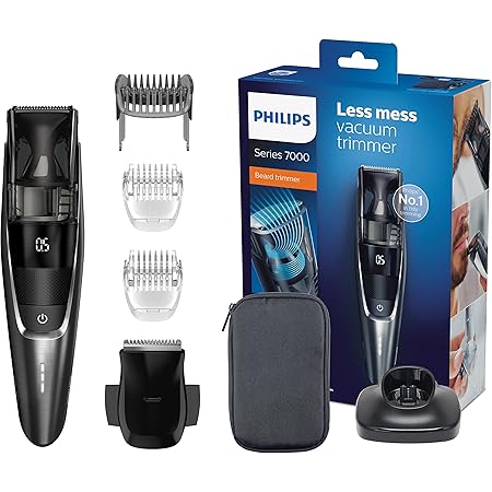 Philips Series 7000 BT7520/15 Beard Trimmer with Integrated Vacuum System and 20 x Length Settings