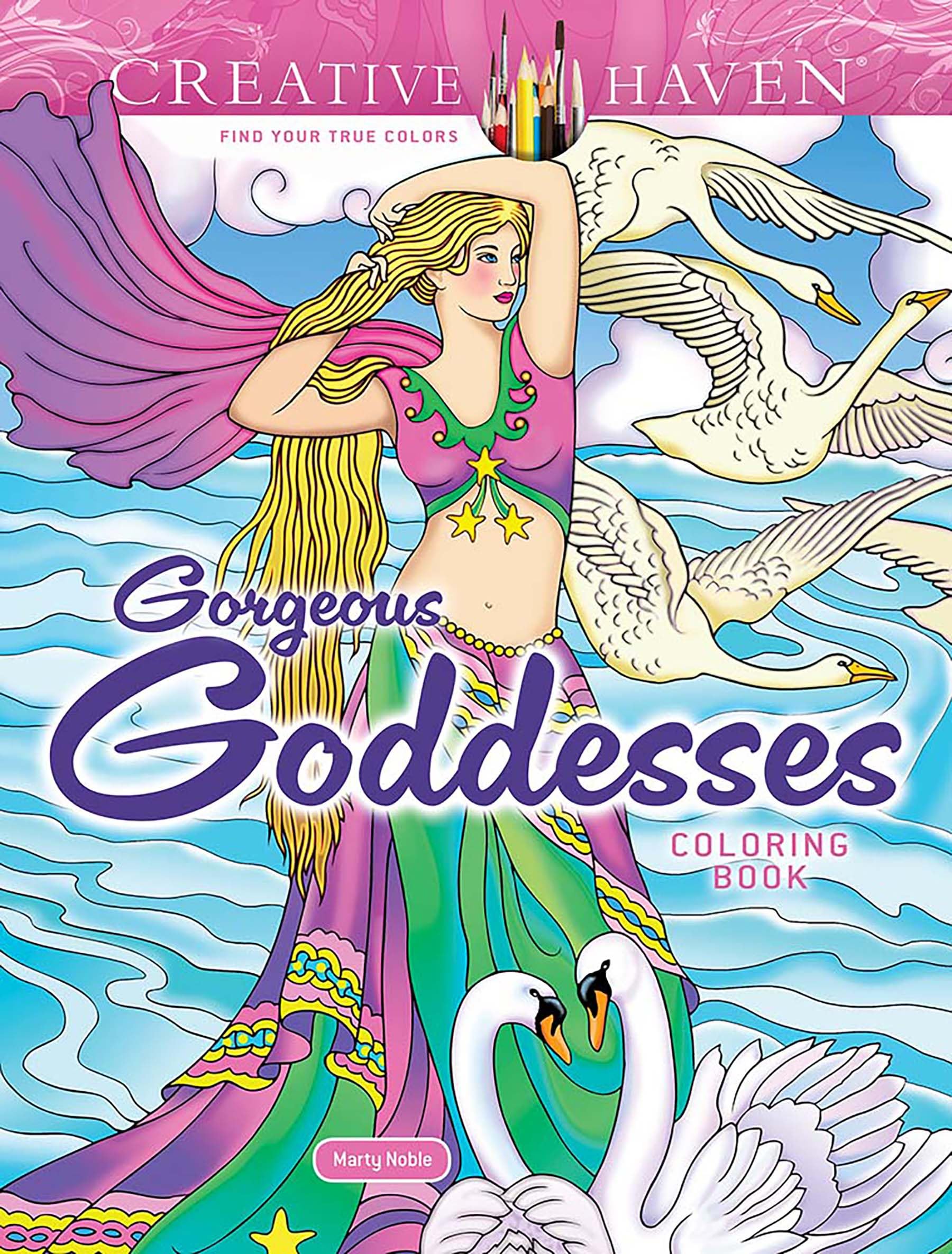 Creative Haven Gorgeous Goddesses Coloring Book (Adult Coloring Books: Fantasy)