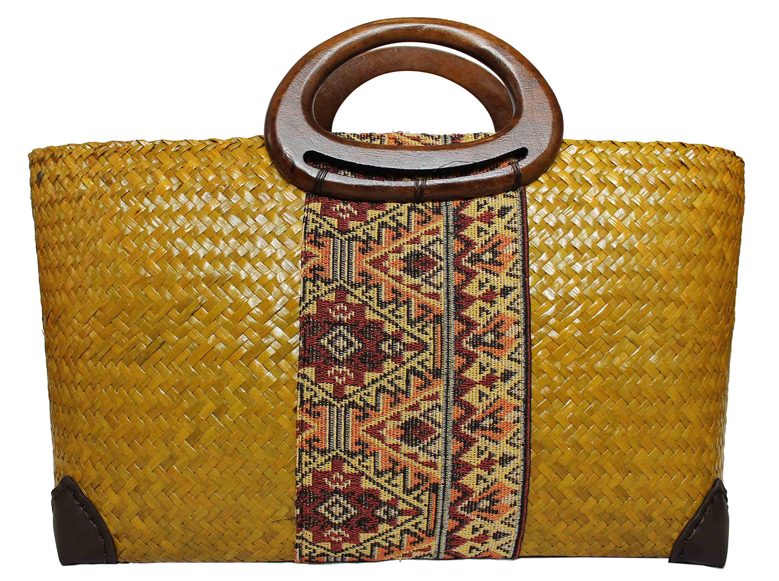 Sac à main pour femme Rotfuchs grand sac de plage d'été fait main 48cm