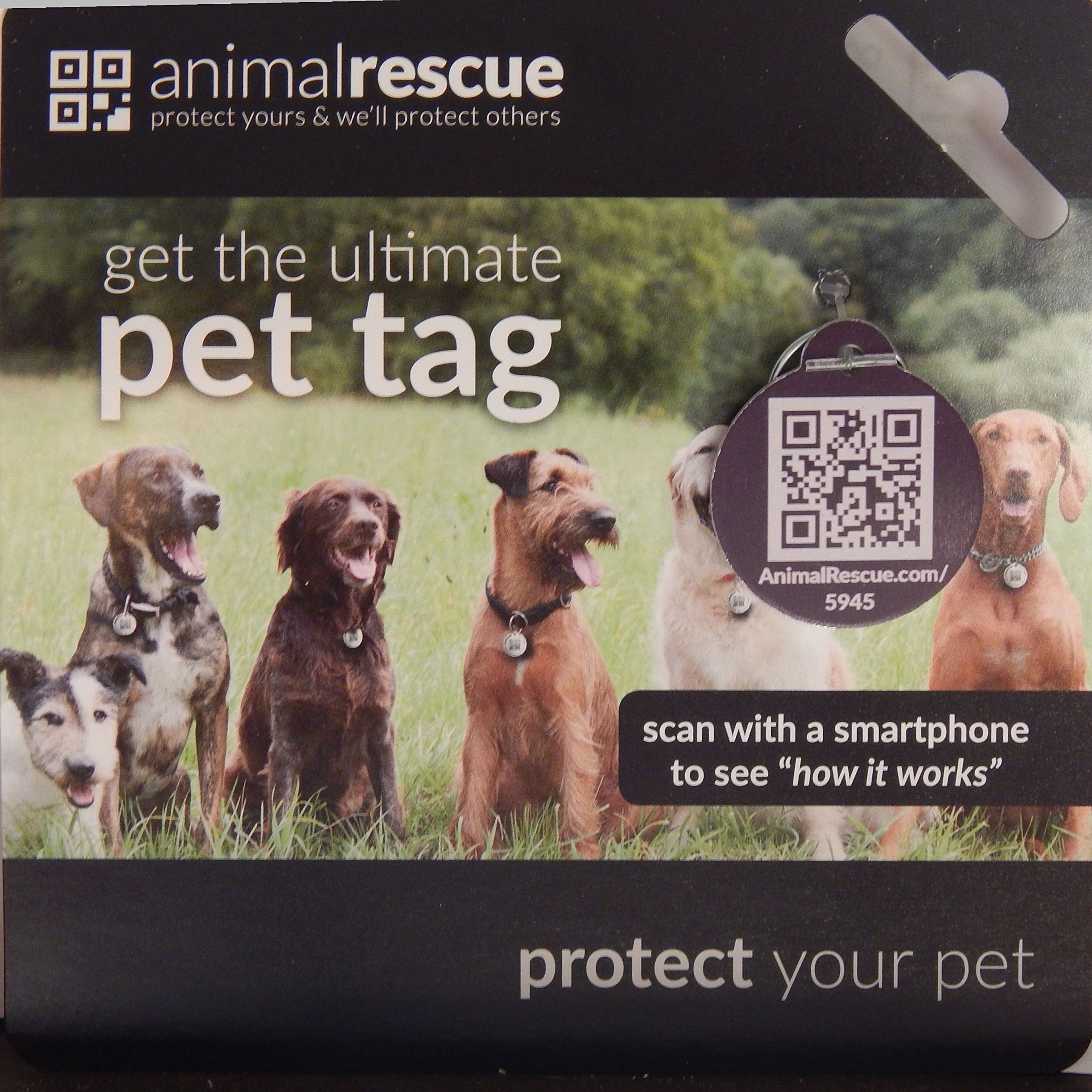 Buy QTag QR Code Pet ID Tag for Dogs & Cats GPS