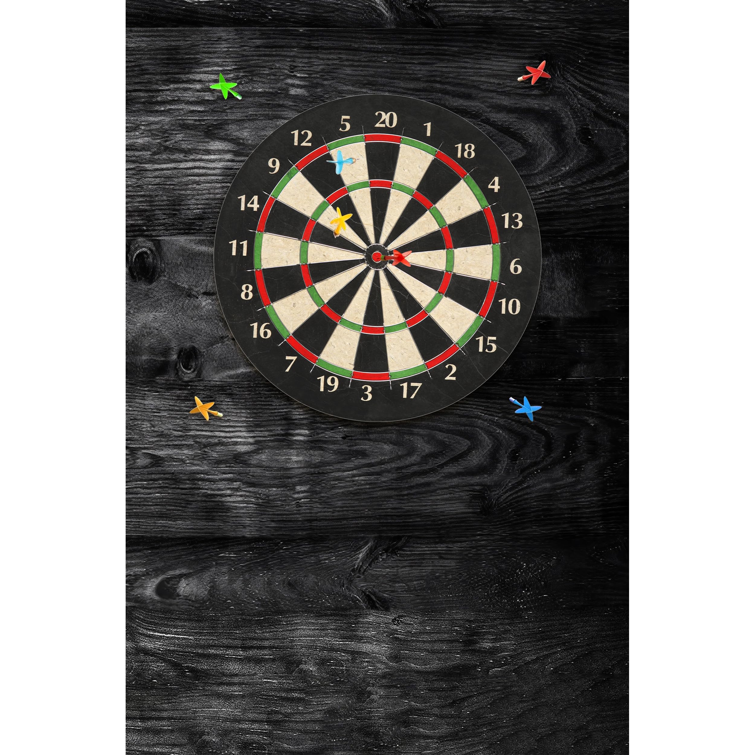 KEAGAN Felt Wood Grain Dart Board Wall Protector Dartboard Surround Wall Protector Dartboard Wall Protection Self-Adhesive Spliced Wall Surround Board Dart Board Backing Felt Wall Tiles Cork Board