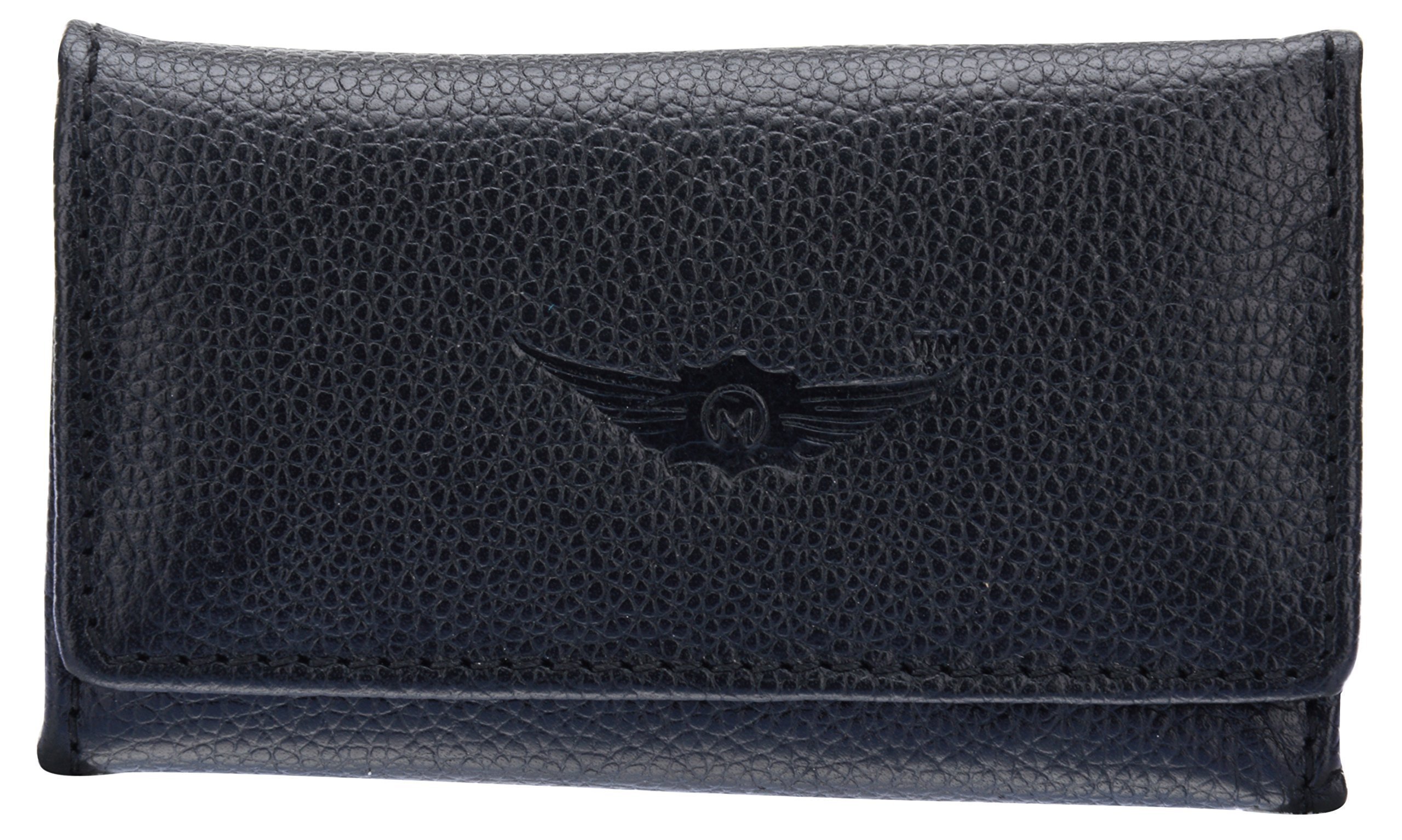 maskino leathers Curious Black Leather Key Pouch by Maskino-picture-21