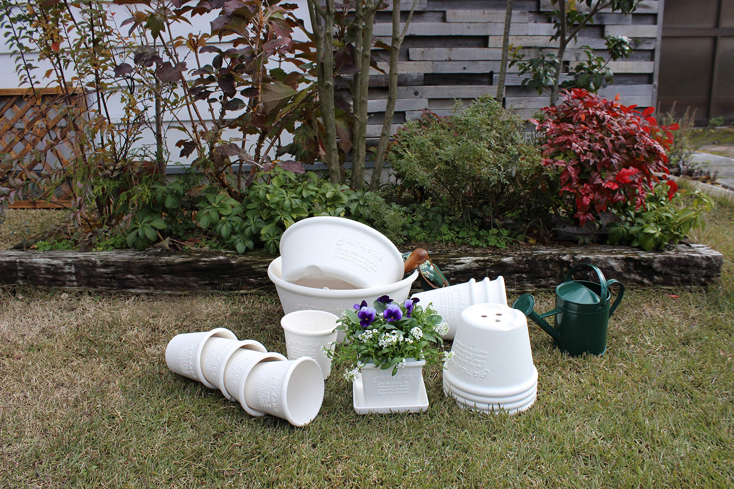鉢・プランター P-CHAMBER.SRLMEX-S P-P POT neighborhood Amazon.com: PSW Pot Collection HA45DC Corner Triangle
