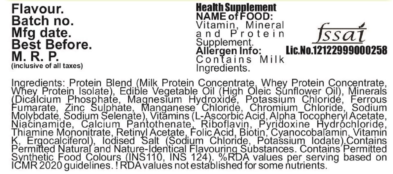 Develo Whey Protein Powder for Diabetic Health & Optimum weight, Sugar Free Snack for Diabetes Care - 500 g Kesar Badam — Amazon image 3