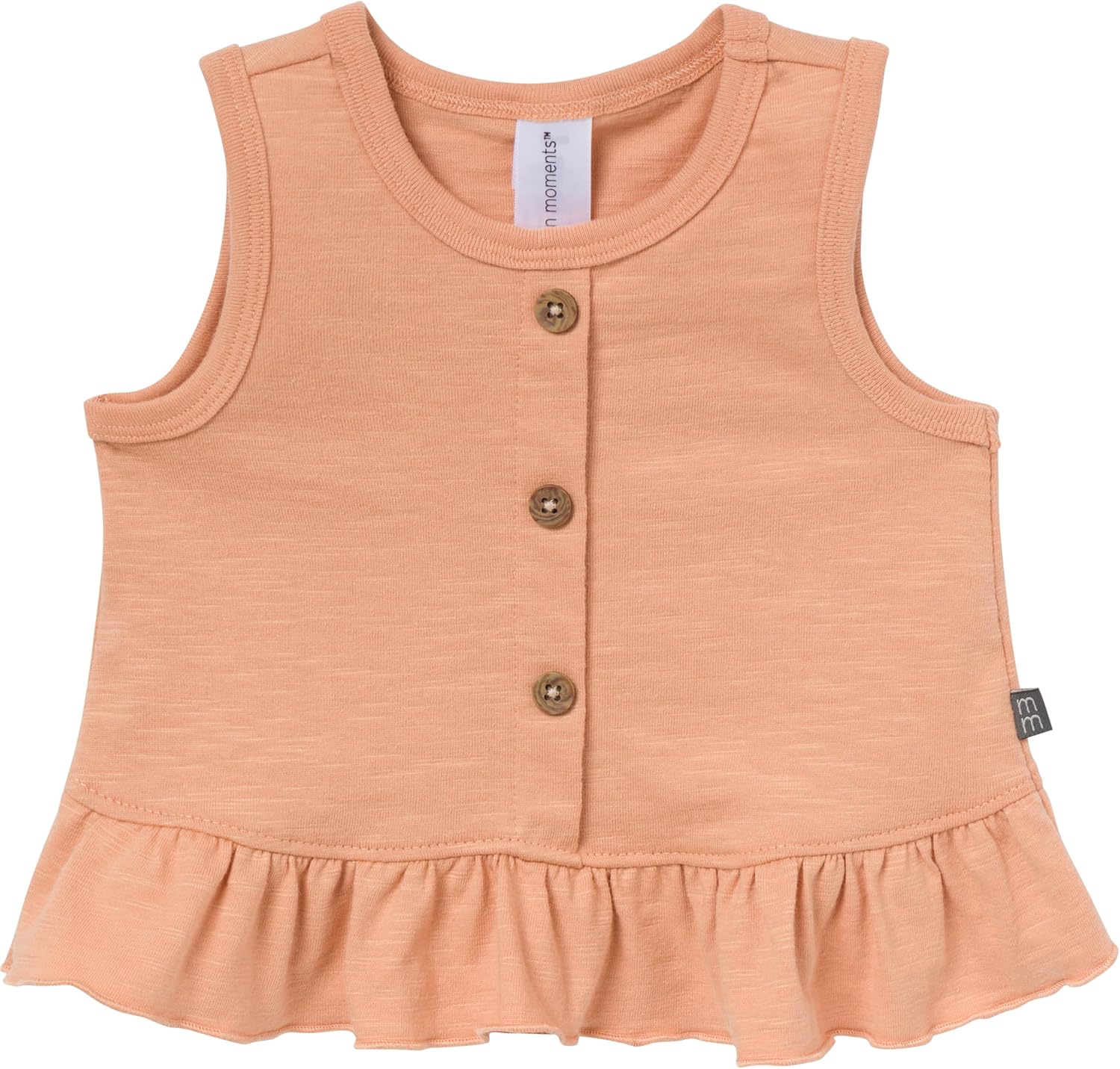 Modern Moments by Gerber baby-girls 4-pack Peplum Top & Short Set - Image 2