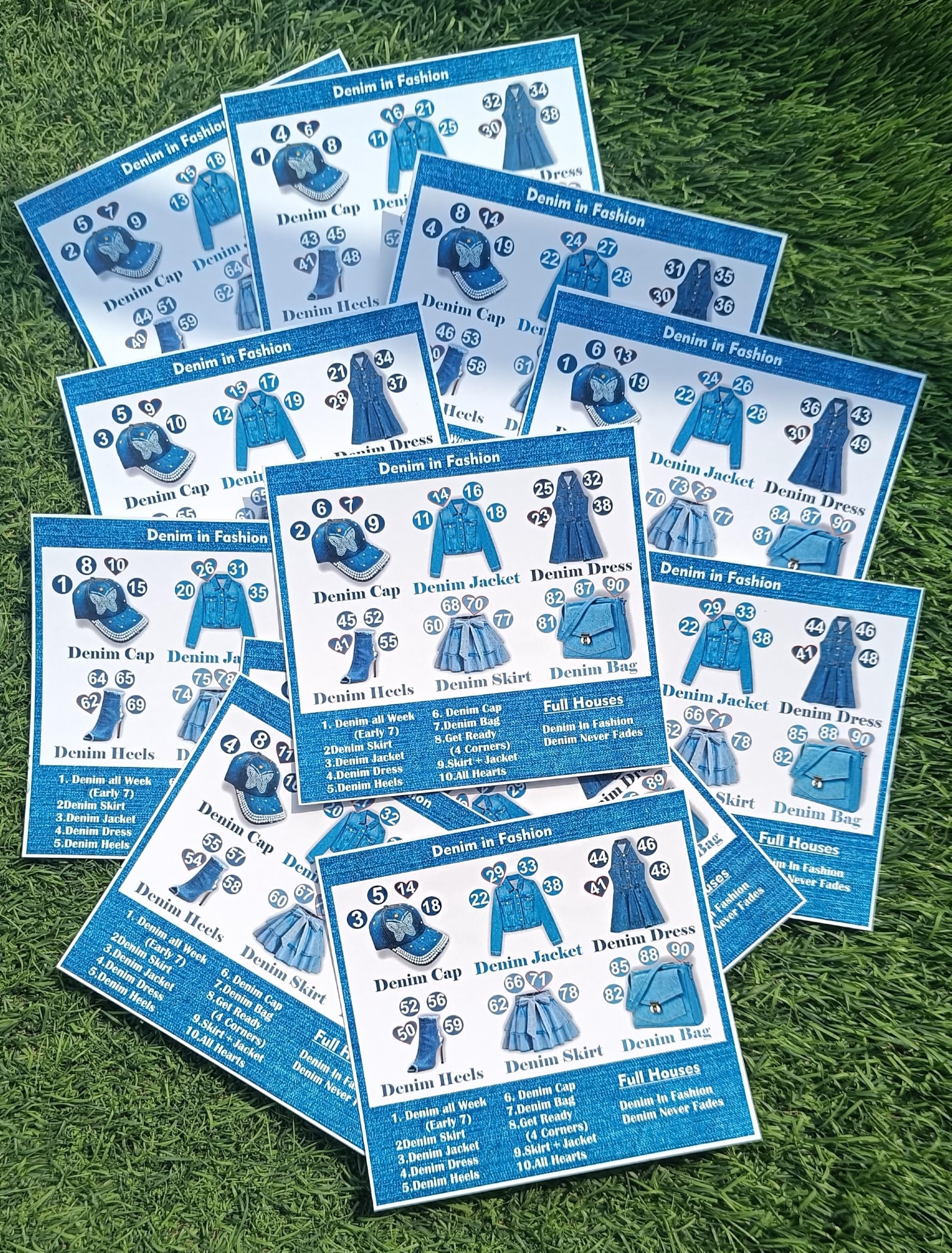 Denim Theme Tambola Tickets (10 Pcs) | Fashion-Inspired Housie Activity for Blue Dress Code Celebrations | Perfect for Ladies Kitty, Style Events, Gatherings, Birthdays & Trendy Occasions-image-48