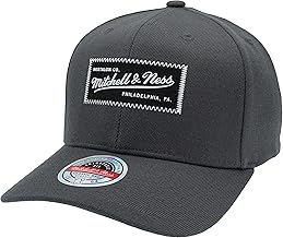 Mitchell & Ness Classic Red Raised Rubber Logo Snapback Baseball Cap