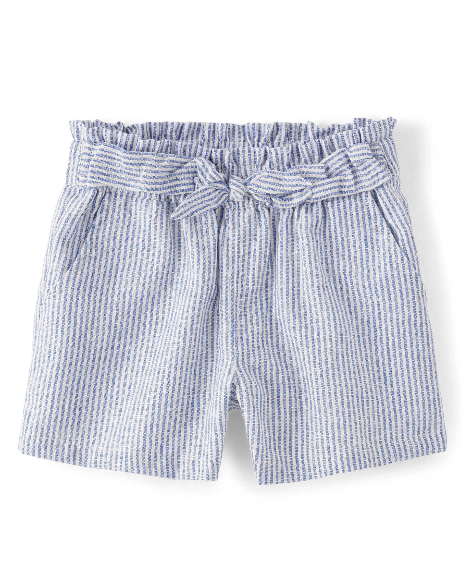 Gymboree Girls and Toddler Tie Front Linen Shorts