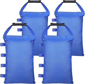 Aimosen Sand Bags for Canopy Legs, 112 LBS Sandbags for Pop Up Canopy Tent, Sandbags for Weight - Heavy Duty Canopy Weight Bags for Advertising Sunshade Outdoor Patio Umbrella Pergolas Unfilled