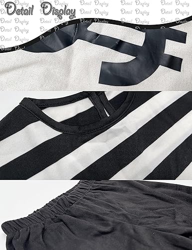 Miniatura 6 de YuDanae 5Pcs Kids Robber Costume Set Bank Burglar Bandit Thief Role Play Halloween Costumes for Toddlers Kids Boys Aged 4-10