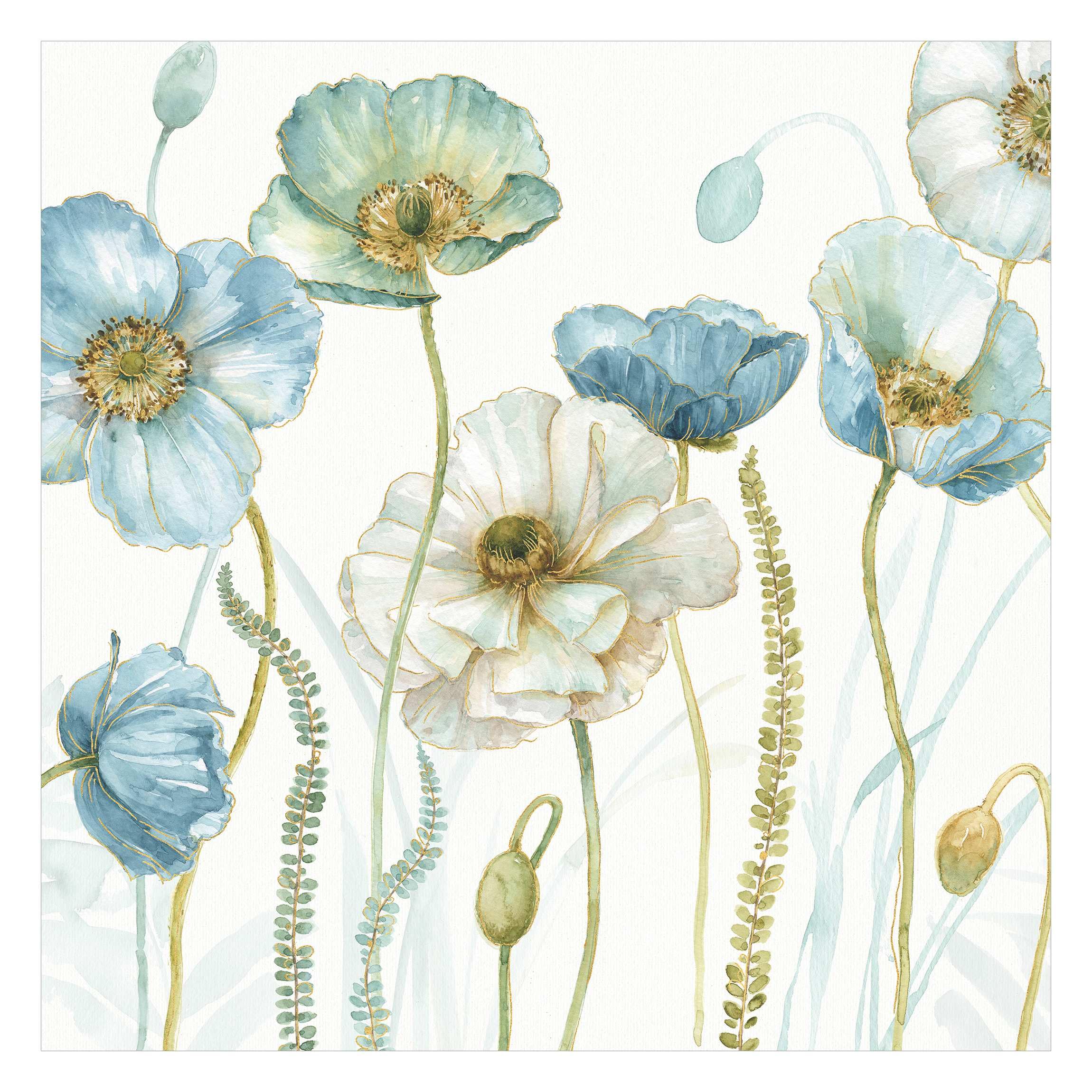 Papier peint inodore et sain pour chambre tapisserie fleurs pastel sans odeur