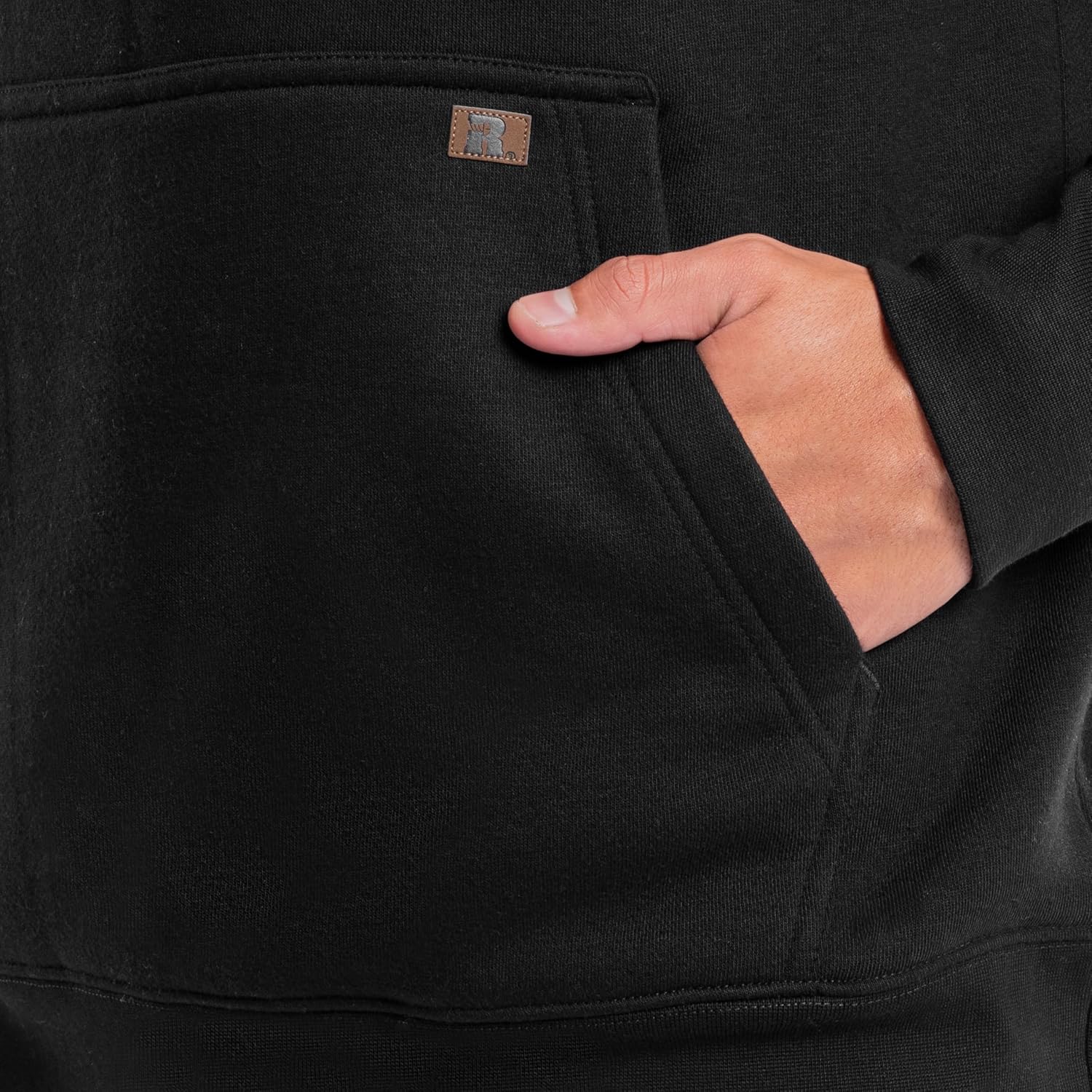 Wrangler mens Pullover Hooded Sweatshirt With Front Pouch Pocket - Image 4