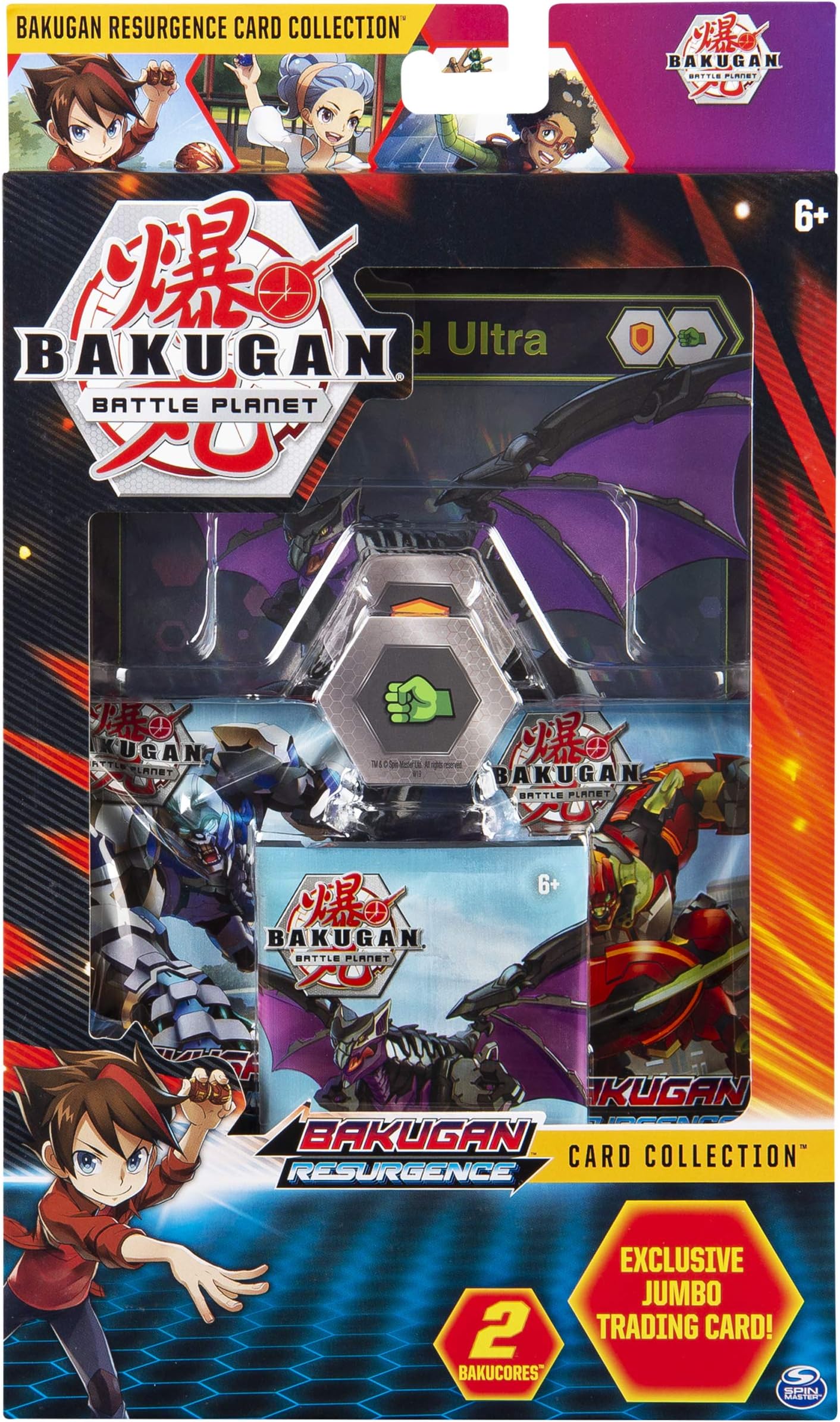 Deluxe Battle Brawlers Card Collection with Jumbo Foil Garganoid Ultra Card, for Ages 6 and Up, Multicolor