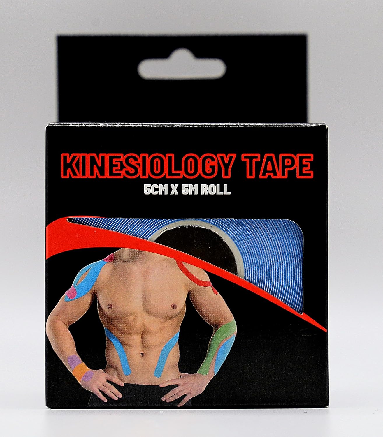 ATHLETAPE Kinesiology Tape Blue 5m Roll Extra Sticky Elastic