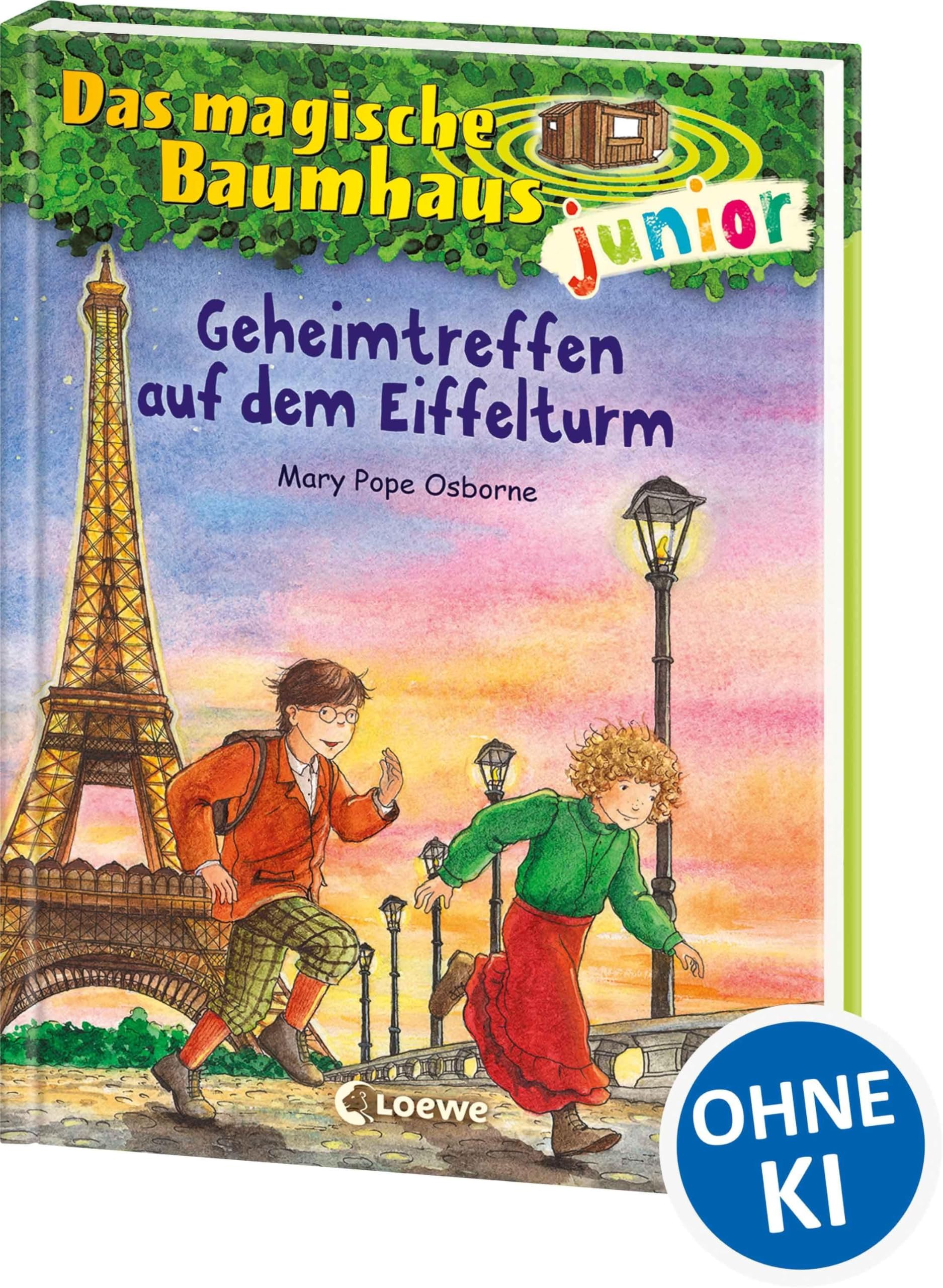 Das magische Baumhaus junior (Band 32) - Geheimtreffen auf dem Eiffelturm: Können Anne und Philipp in Paris die Pläne des bösen Magiers durchkreuzen?Erstlesebuch für Kinder ab 6 Jahren