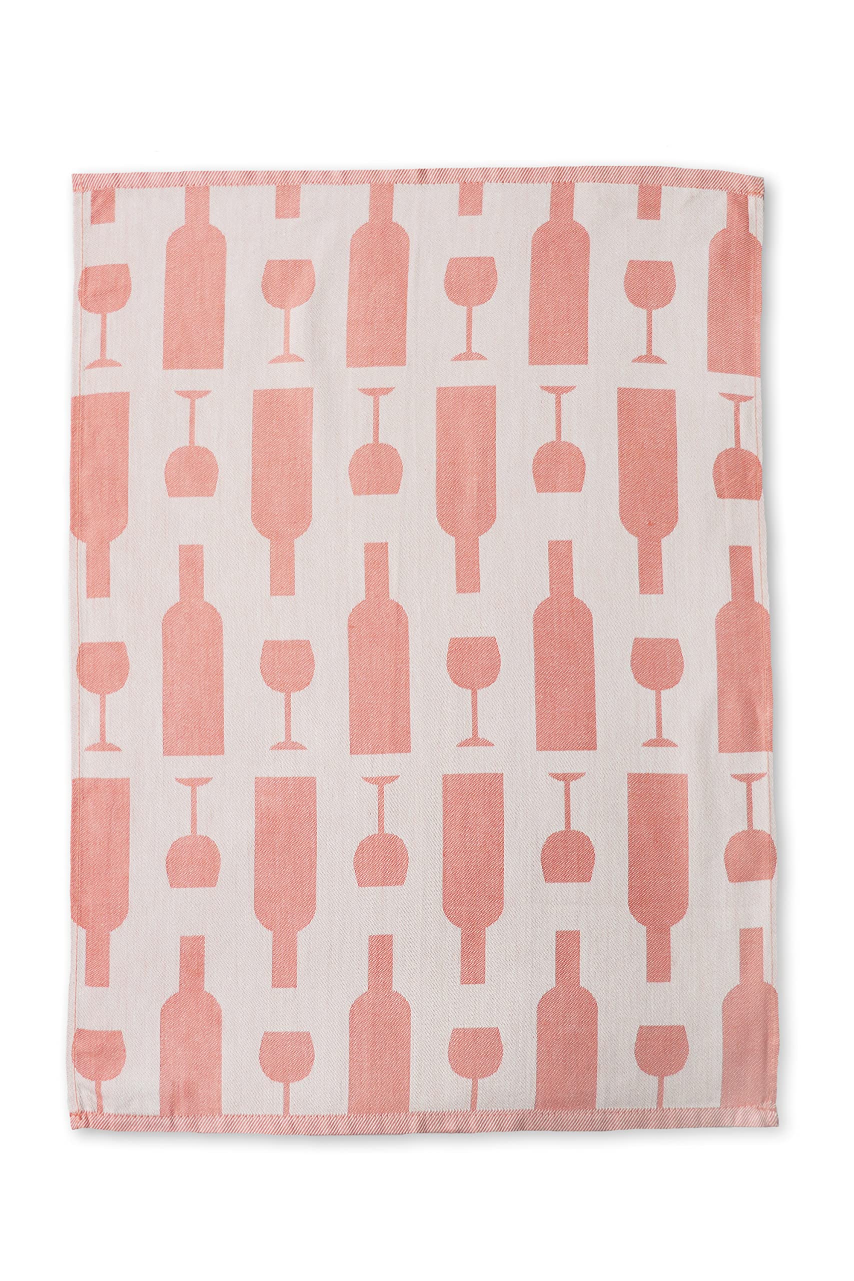 jilda-tex Ścierki do naczyń, ściereczki kuchenne, ściereczki do mycia naczyń, 6 sztuk, 100% bawełna, różne wzory (Wine o´Clock)