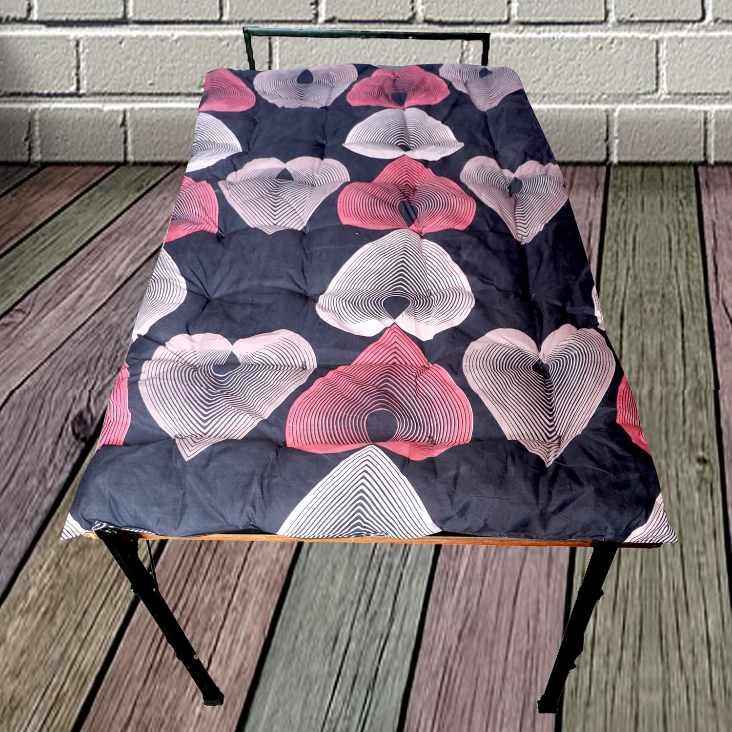 RAVOMAT Soft Cotton Multicolour Mattress Gadda Single Bed 3x6 Feet