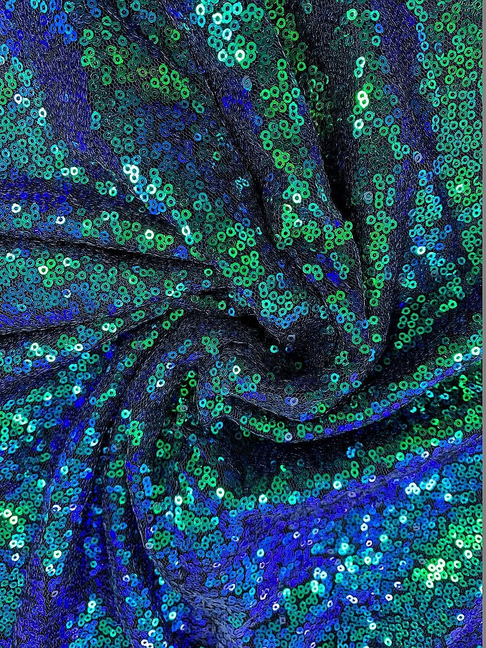 Abito da donna a coda di sirena con paillettes, maxi gonna per Halloween, cosplay, feste
