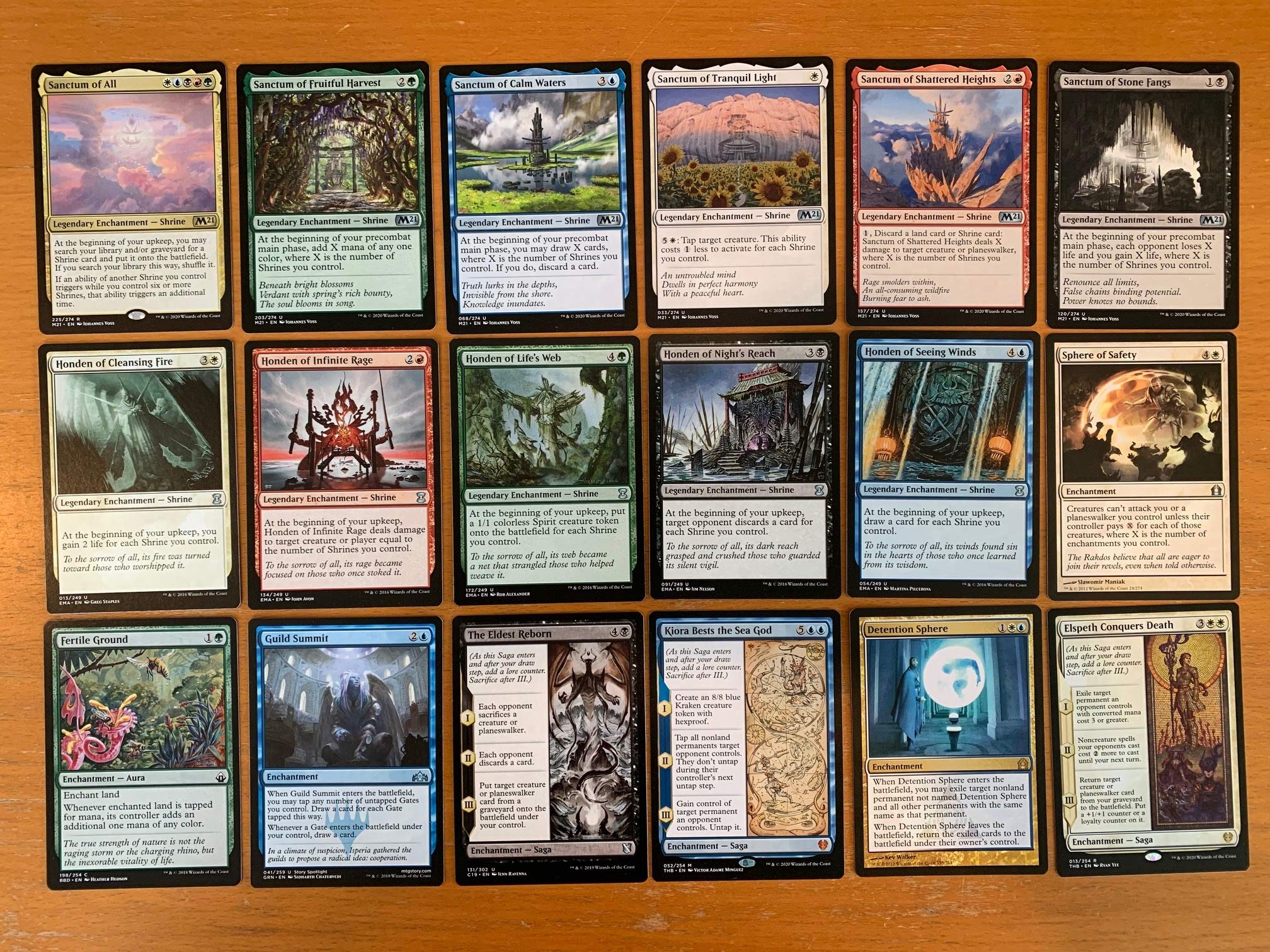 Commander Enchantment Shrine Tribal Deck - Golos - 5 Color - EDH - 100 Card  - Custom Magic The Gathering Deck