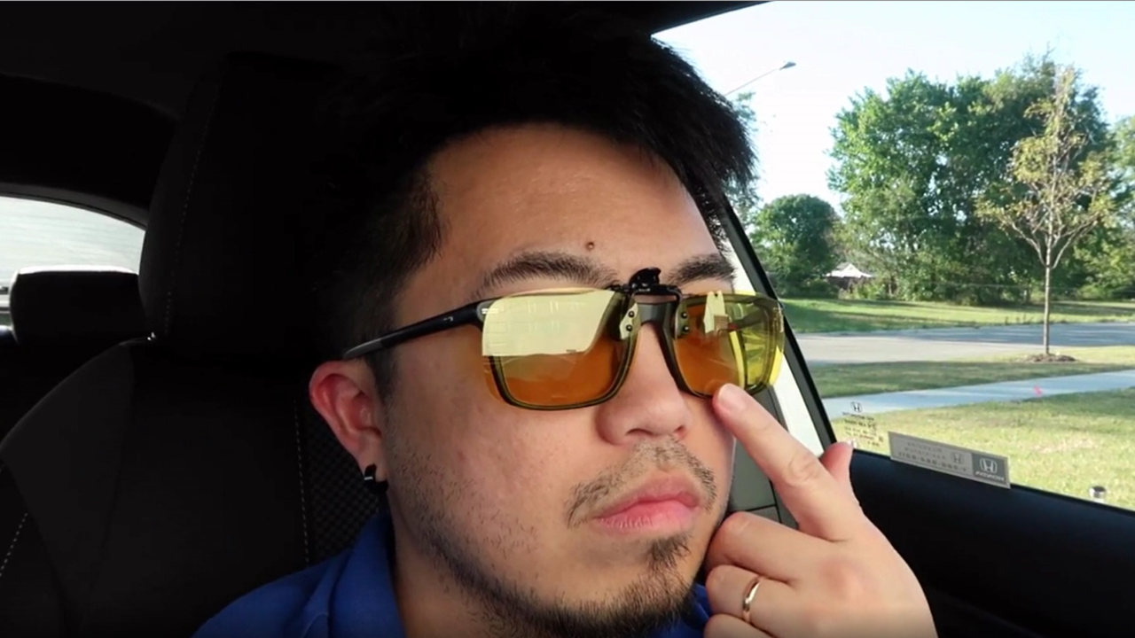 Lentes De Sol Con Clip Skyzone Polarizados UV400 - Diseño Abatible 180°, Incluye Gafas De Conducción Nocturna