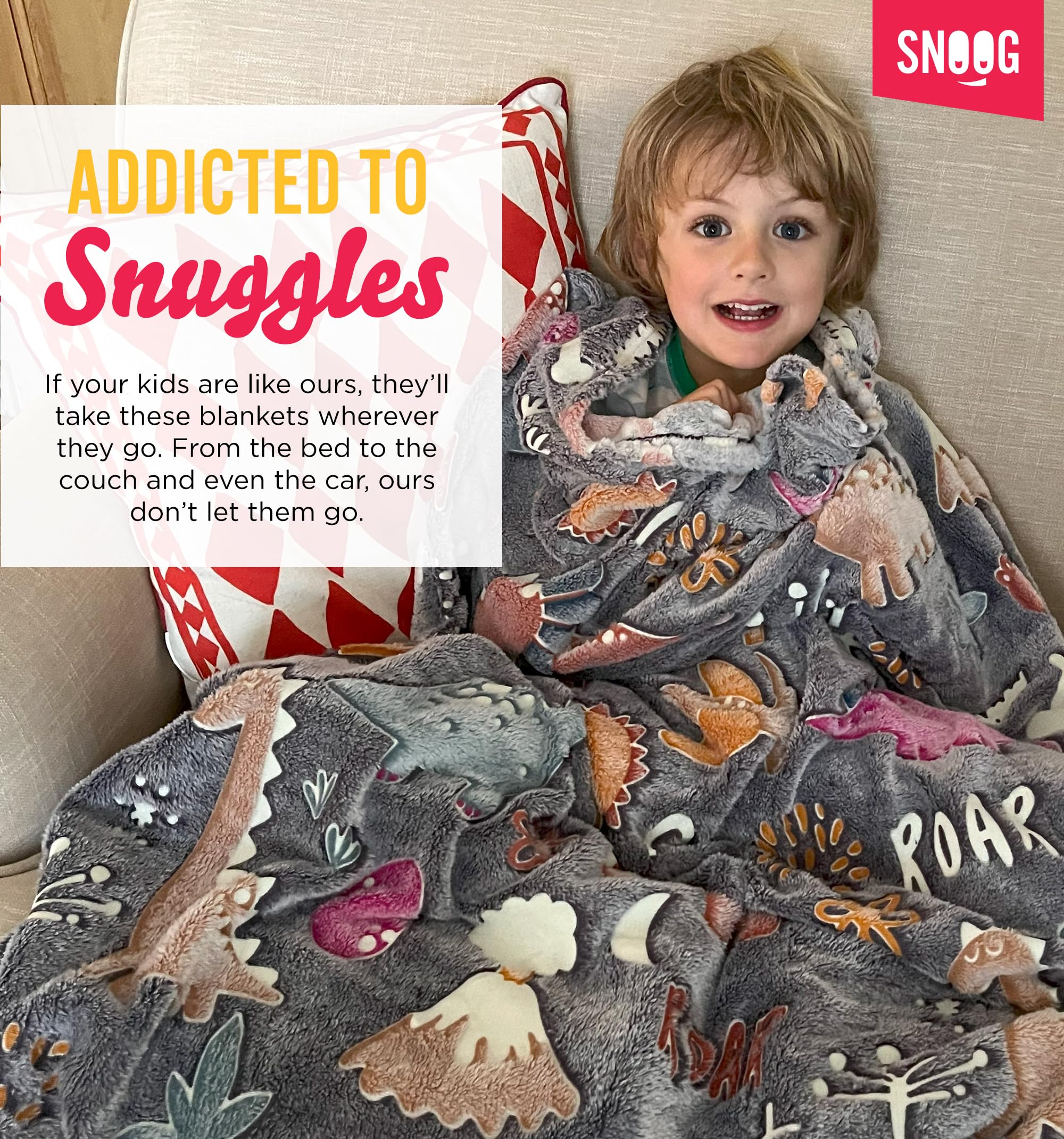 Mantas Para Cama Manta De Dinosaurio Que Brilla En La Oscuridad