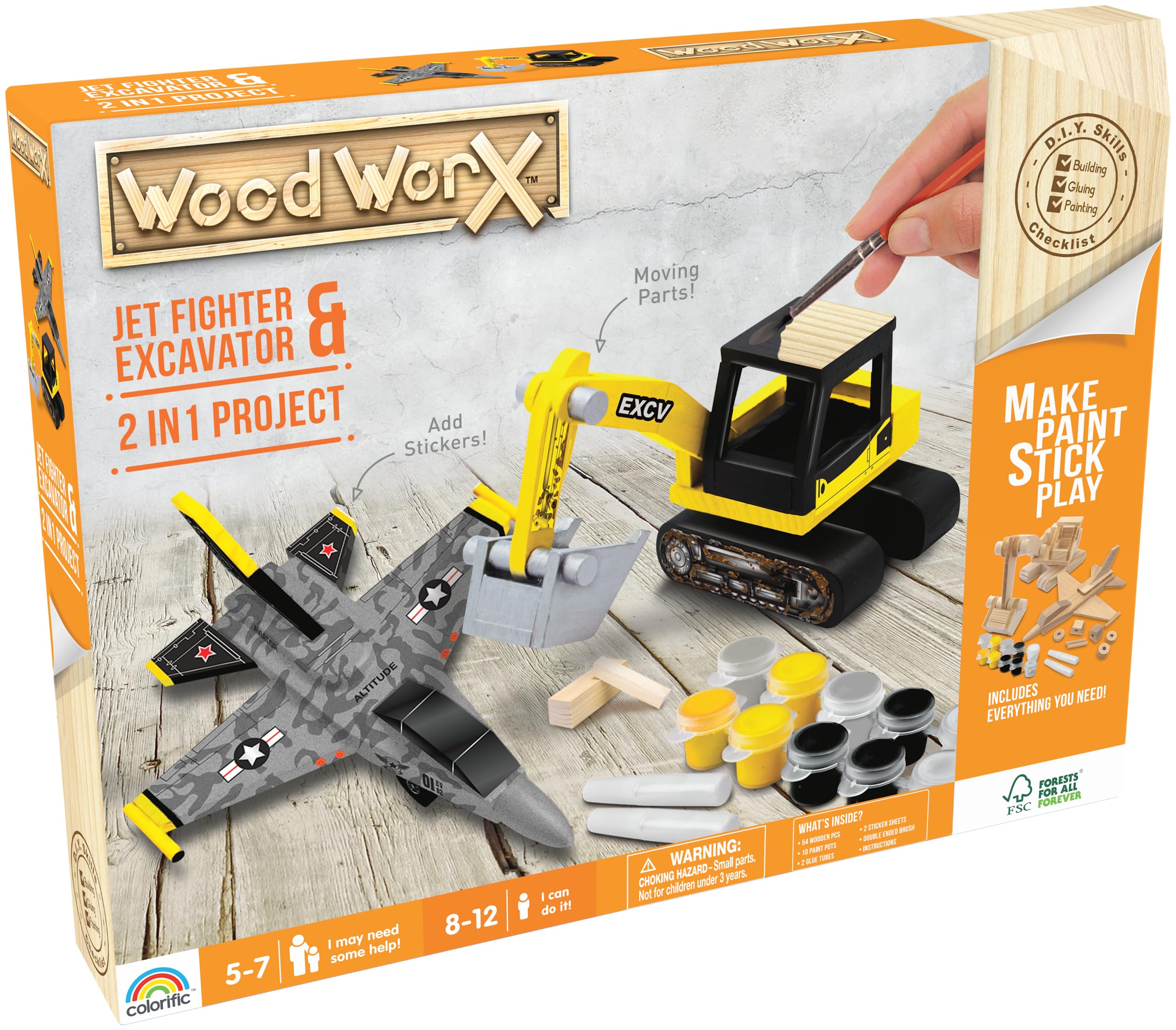 Amazon.com: Goliath Wood Worx 2-in-1 Jet Fighter Project
