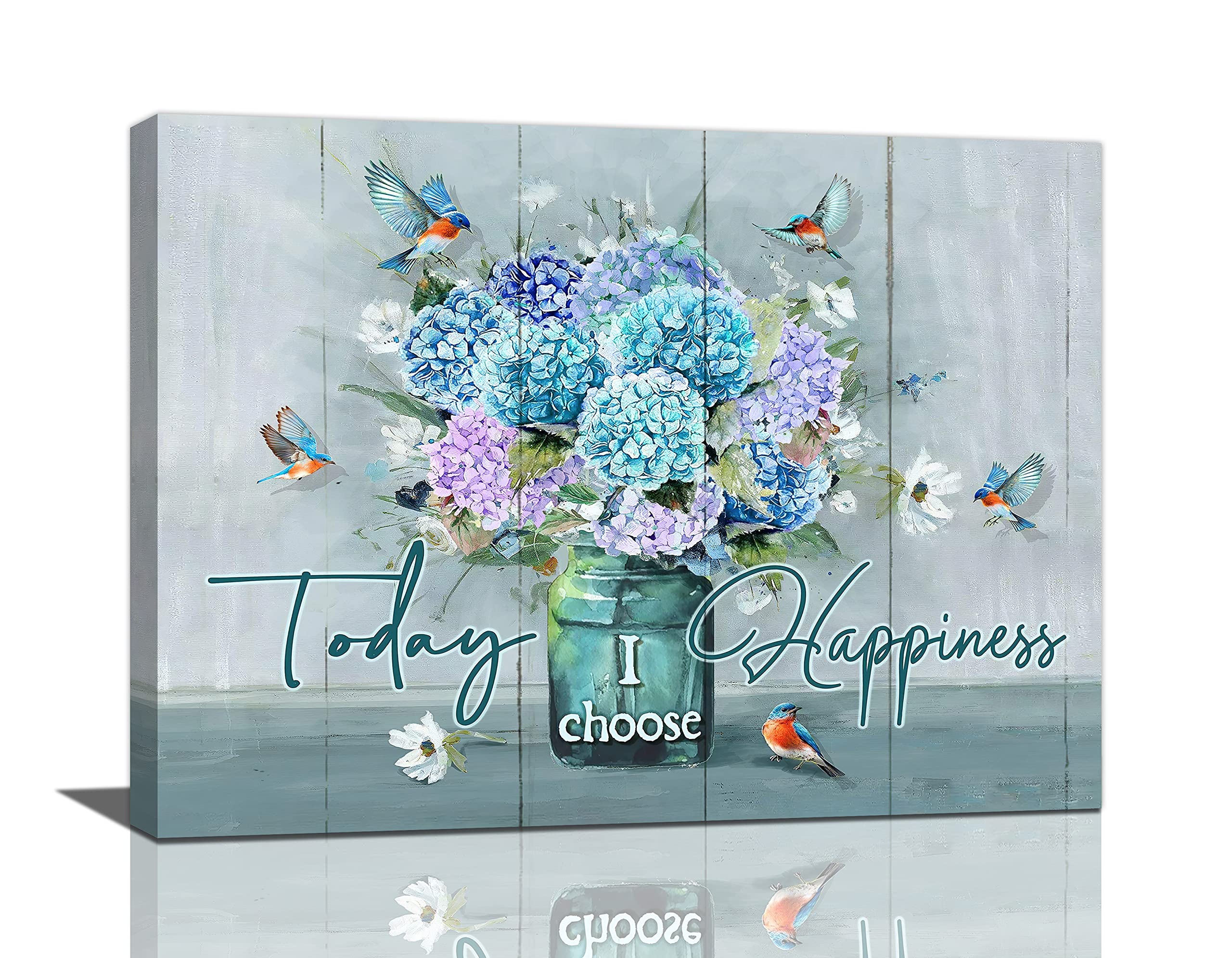 Amazon.com: Bathroom Wall Art Teal Flower Bathroom Pictures for Wall ...