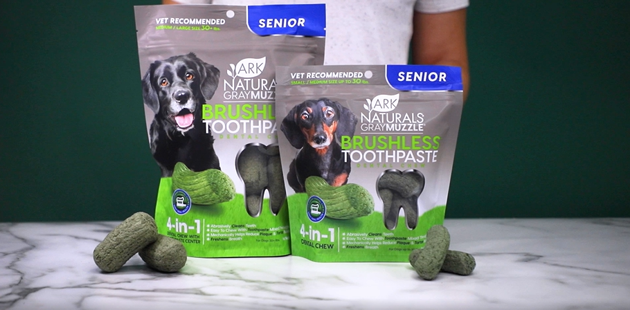 Ark Naturals Breath-Less Brushless Toothpaste Chews For Large Dogs - 18 Oz, Plaque & Tartar Control - View #4