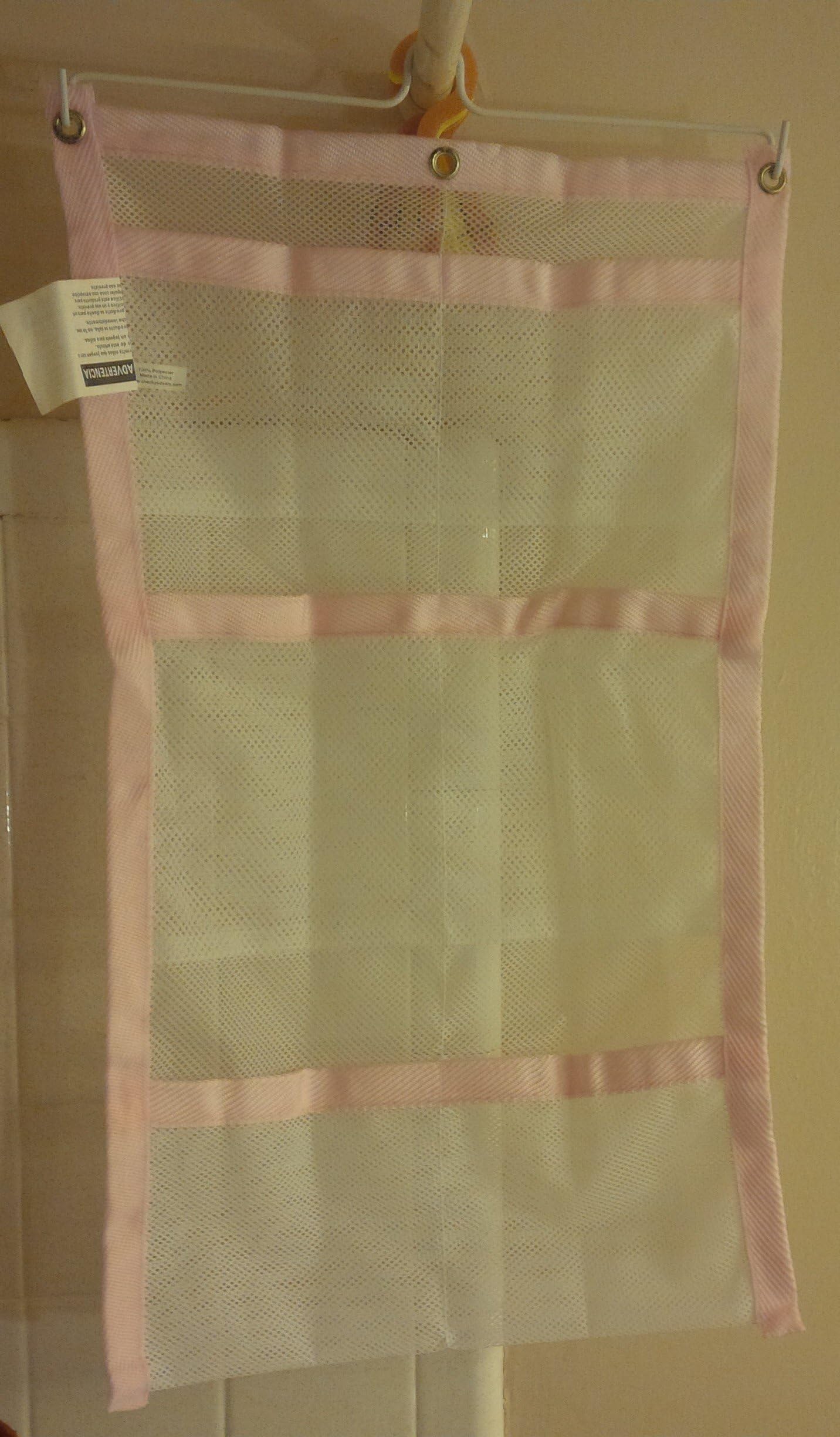 Mesh Shower Organizer - Shower King (Pink)