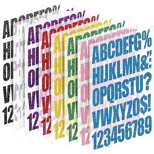 Cysincos Letras termoadhesivas para ropa, camisetas de transferencia de calor, parches de letras de vinilo, calcomanías para planchar, ropa,