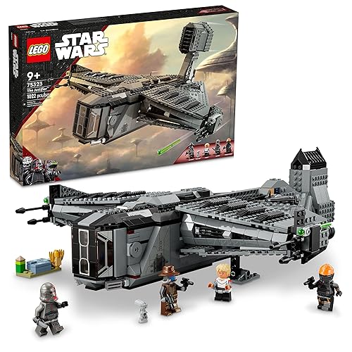 LEGO Star Wars The Justifier 75323, Buildable Toy Starship with Cad Bane Minifigure and Todo 360 Droid Figure, The Bad Batch Set, Gifts for Kids, Boys & Girls - Standard Packaging
