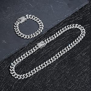 Bling Jewelry Bracciale Medicale ID Personalizzabile In Acciaio Inossidabile - Catena Cubana Miami, 7.5 Pollici, Donna - 3