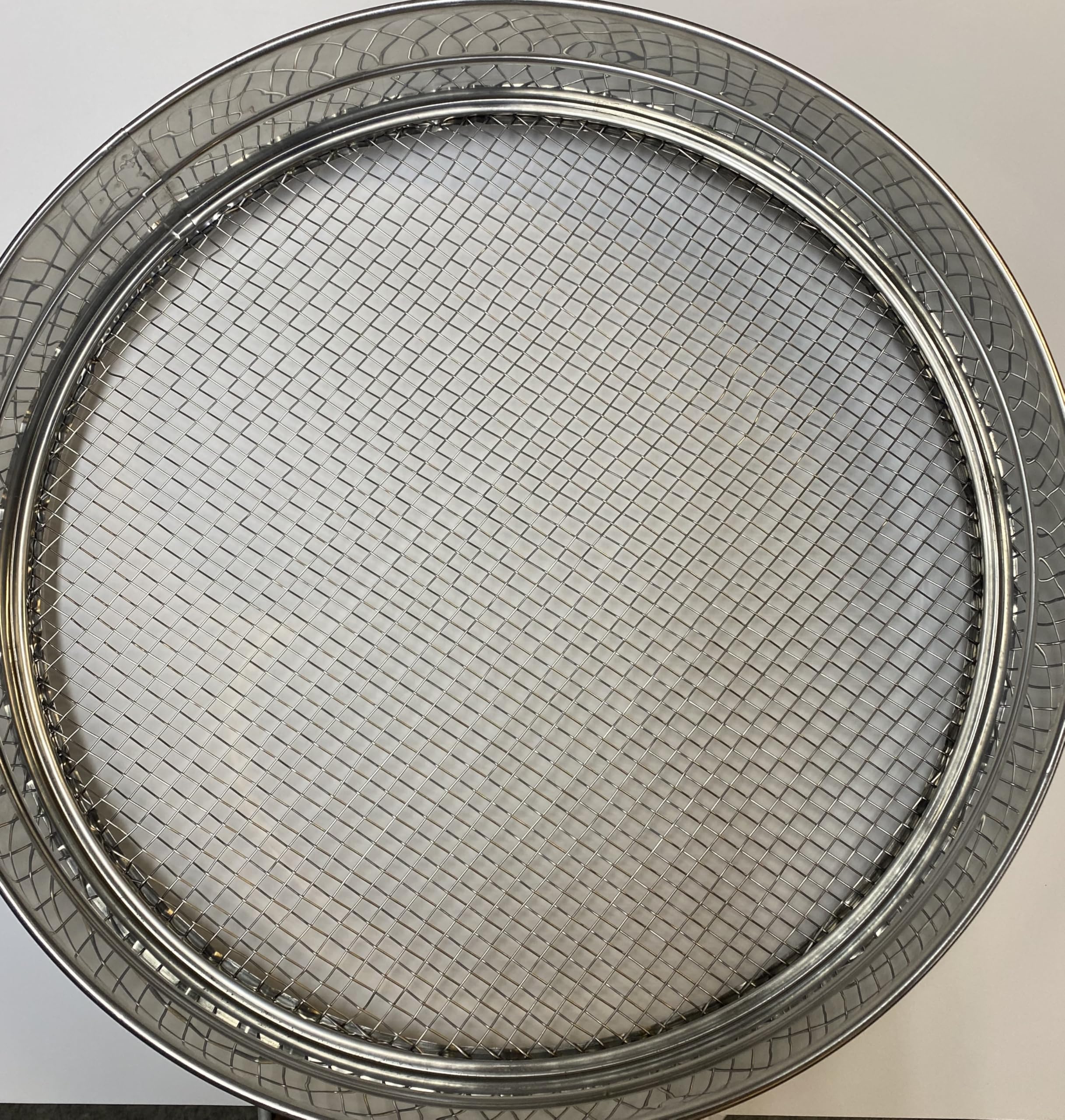 Weis 15744 Streuselsieb Durchmesser 40cm, Edelstahl, Silber, 40 x 40 x 8 cm