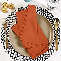 Vista 41 de Utopia Kitchen - Servilletas de tela negras [paquete de 12, 50 x 50 cm], mezcla de algodón absorbente, lavables y reutilizables para cena