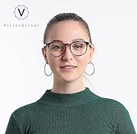 Vista 5 de VisionGlobal 1 par de lentes de bloqueo de luz azul/paquete de 2 lentes rojos para dormir o 2 lentes de juego para mujeres/hombres