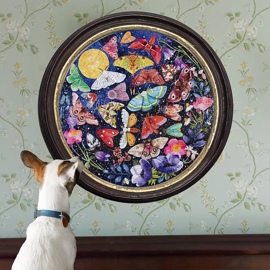 Amazon.com: eeBoo Piece and Love Moths 500 Piece Round Adult