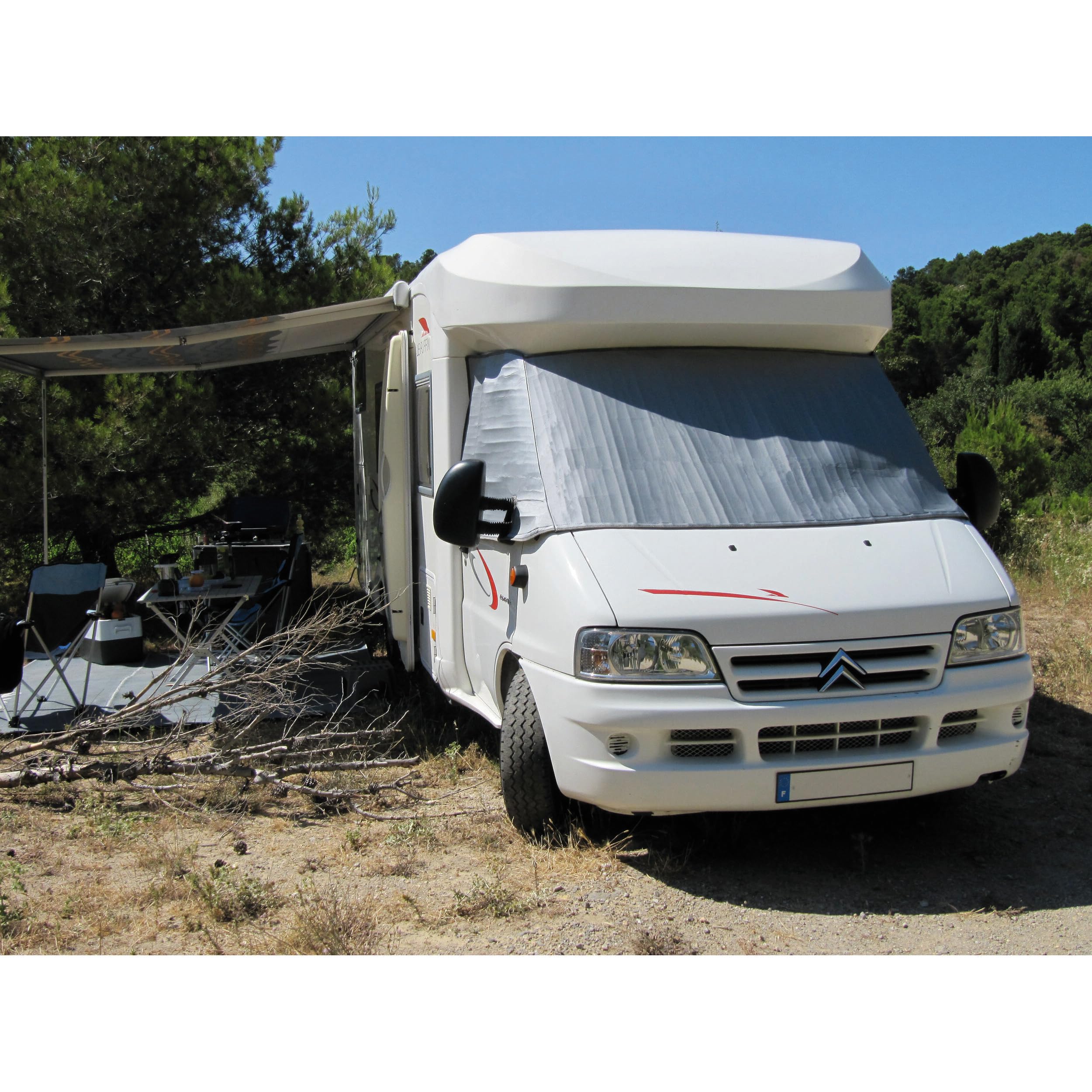 Oscurante Copertura Esterna Vetri Camper Ducato X230 X244 dal 1994 al 2005 + LACCETTO PORTACHIAVI CAMPERSUN