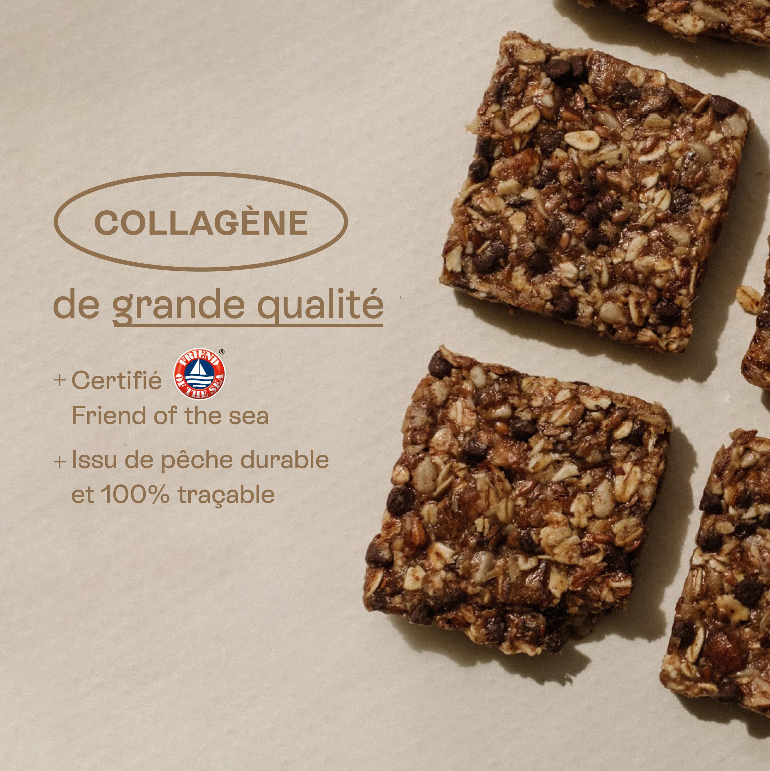 Jolly mama! Lot de 12 Barres Protéinées Collagène Banana Glow | Céréales, Banane, Pépites de Chocolat | Boost Cheveux & Peau | Sans Gluten | Compatible Grossesse et Allaitement