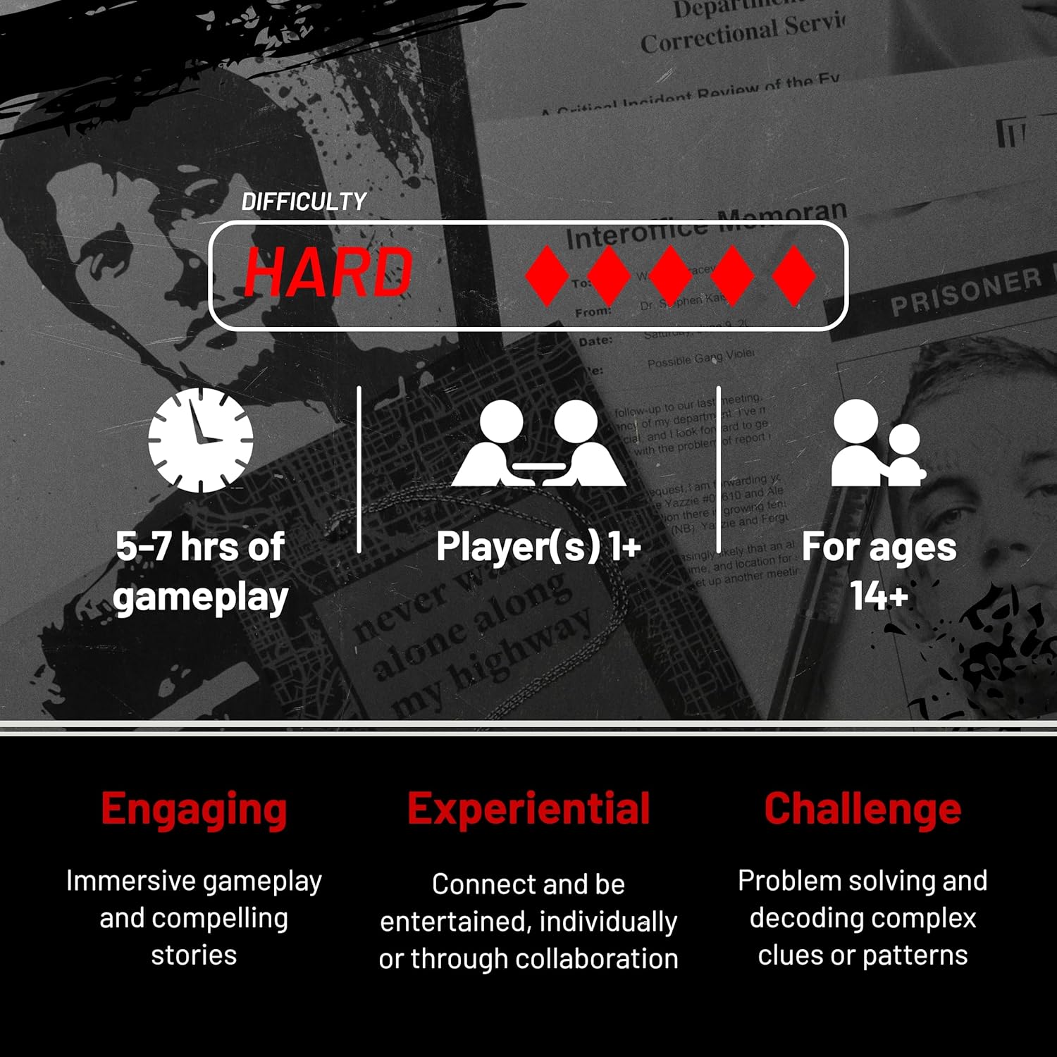 Hunt A Killer The Melancholy Killer Solve a Murder of 90s Serial Killer for True Crime Fans