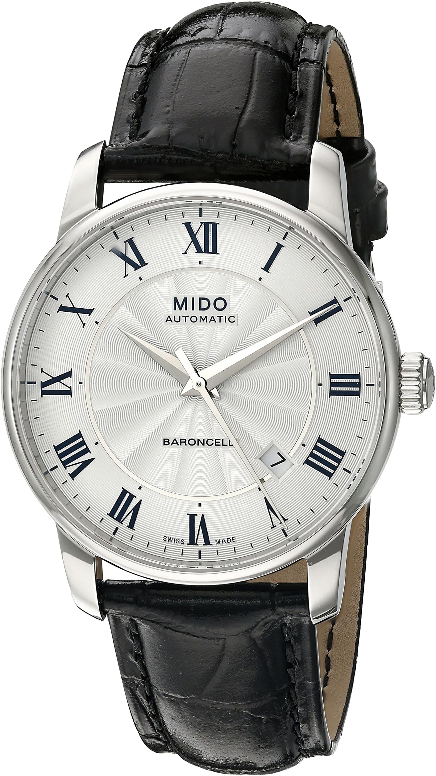 MIDO Baroncelli - Swiss Automatic Watch for Men - Silver Dial - Case 38mm - M86004214