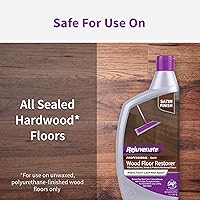 Vista 5 de Rejuvenate El restaurador profesional de pisos de madera rellena arañazos, brilla y protege el suelo de madera para un brillo satinado mate, 32 onzas